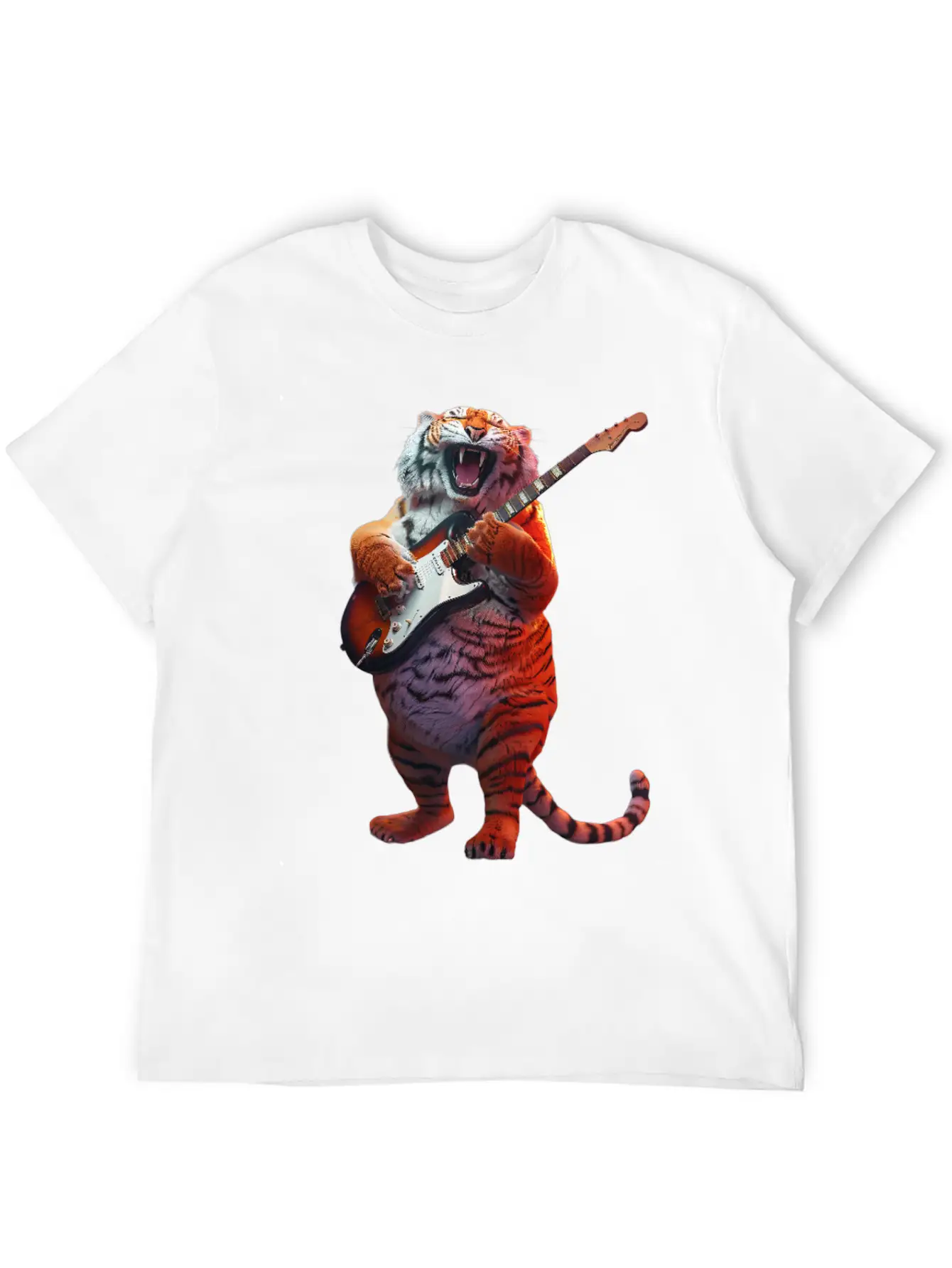 Tiger Comfortable Minimalist Graphic Tee – Summer Style Essential