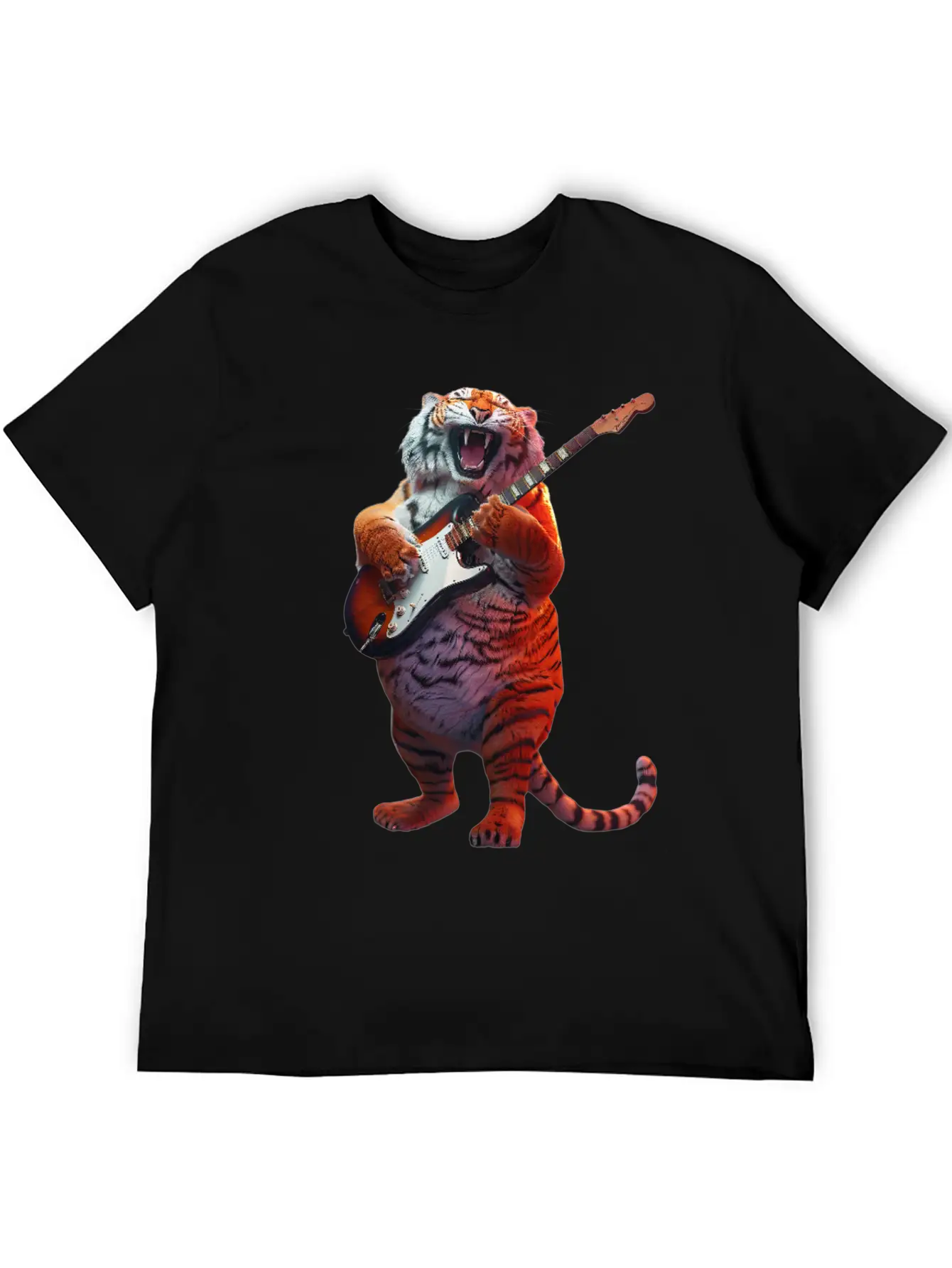 Tiger Comfortable Minimalist Graphic Tee – Summer Style Essential