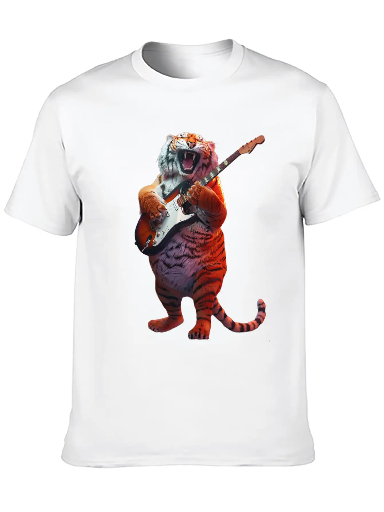Tiger Comfortable Minimalist Graphic Tee – Summer Style Essential