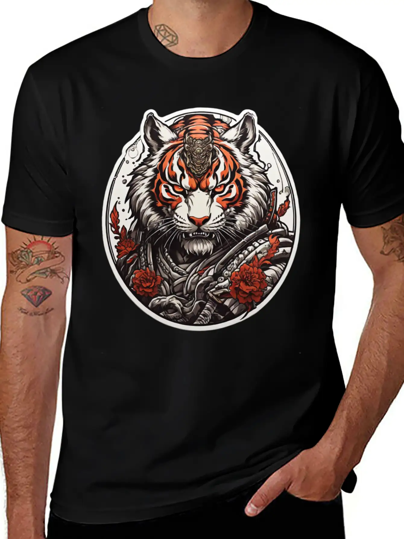 Tiger Design For Clothing Apparel T-shirts Essential Unisex Summer Tee – Soft Cotton Casual Fit