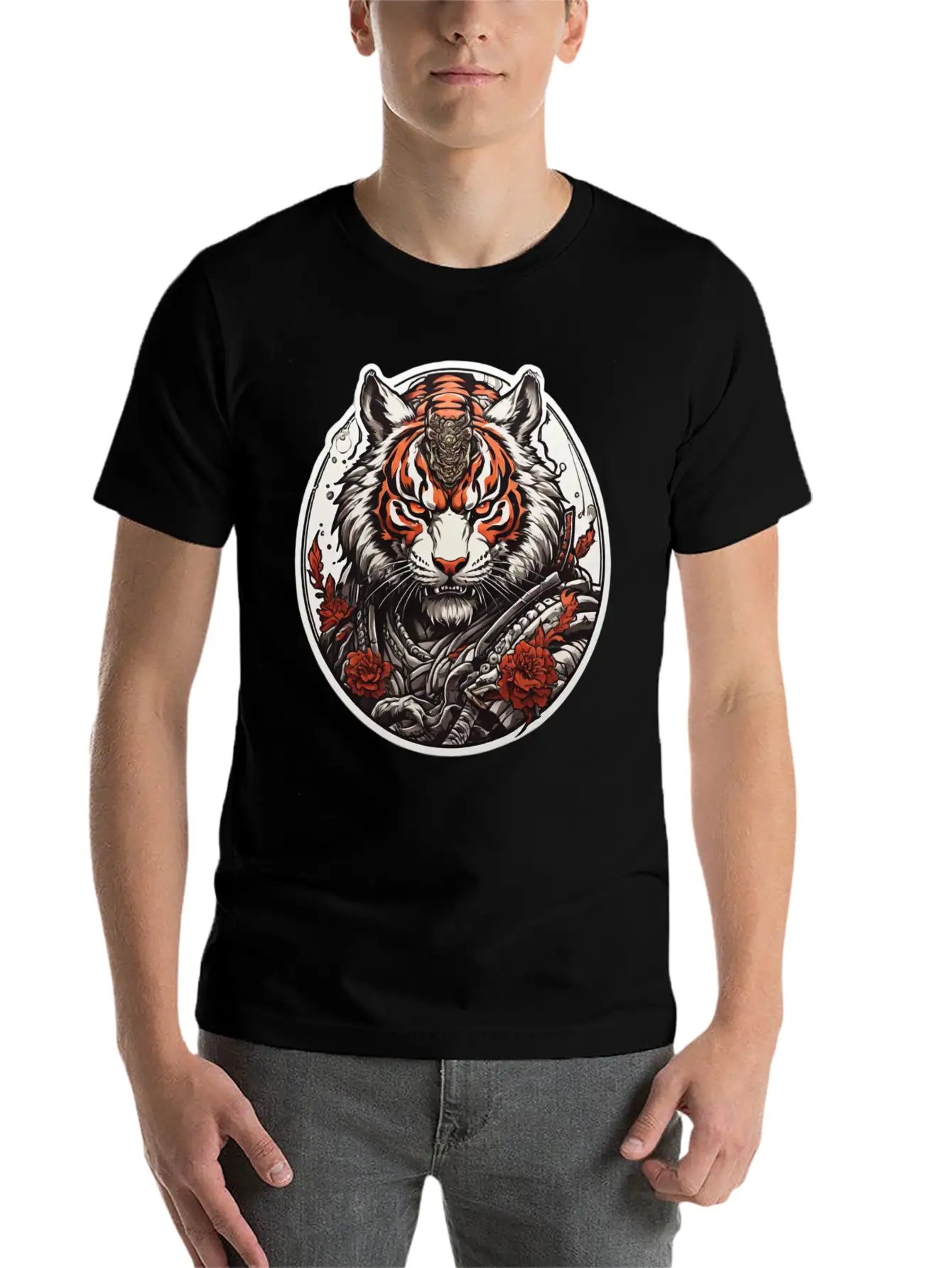 Tiger Design For Clothing Apparel T-shirts Essential Unisex Summer Tee – Soft Cotton Casual Fit