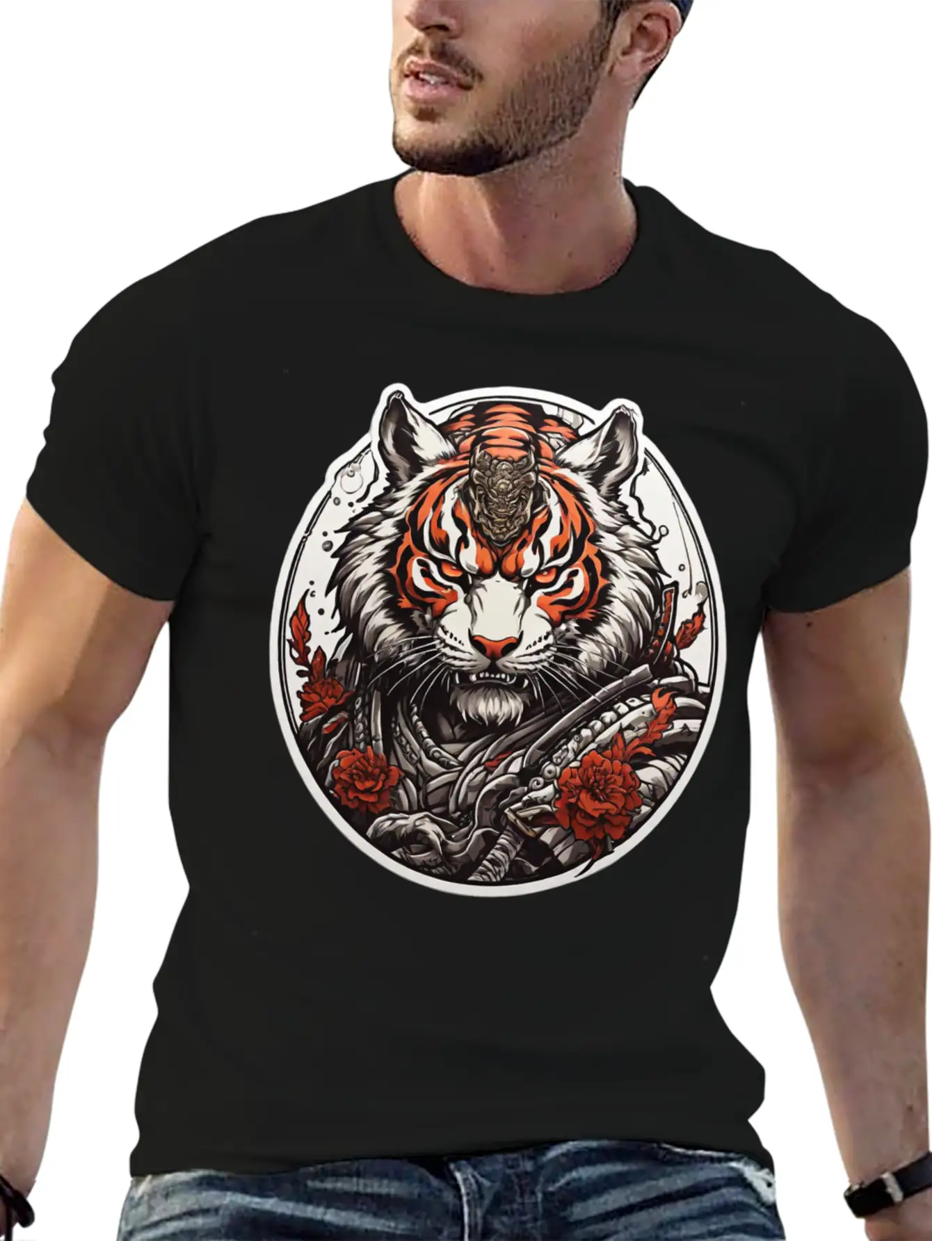 Tiger Design For Clothing Apparel T-shirts Essential Unisex Summer Tee – Soft Cotton Casual Fit