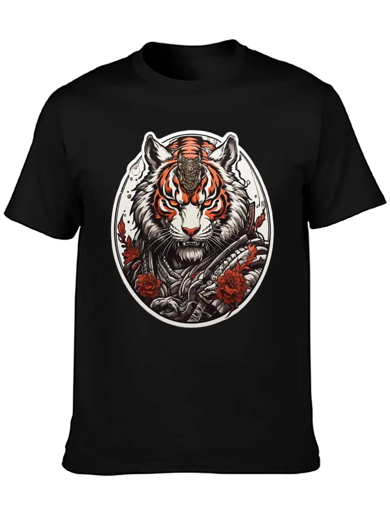 Tiger Design For Clothing Apparel T-shirts Essential Unisex Summer Tee – Soft Cotton Casual Fit