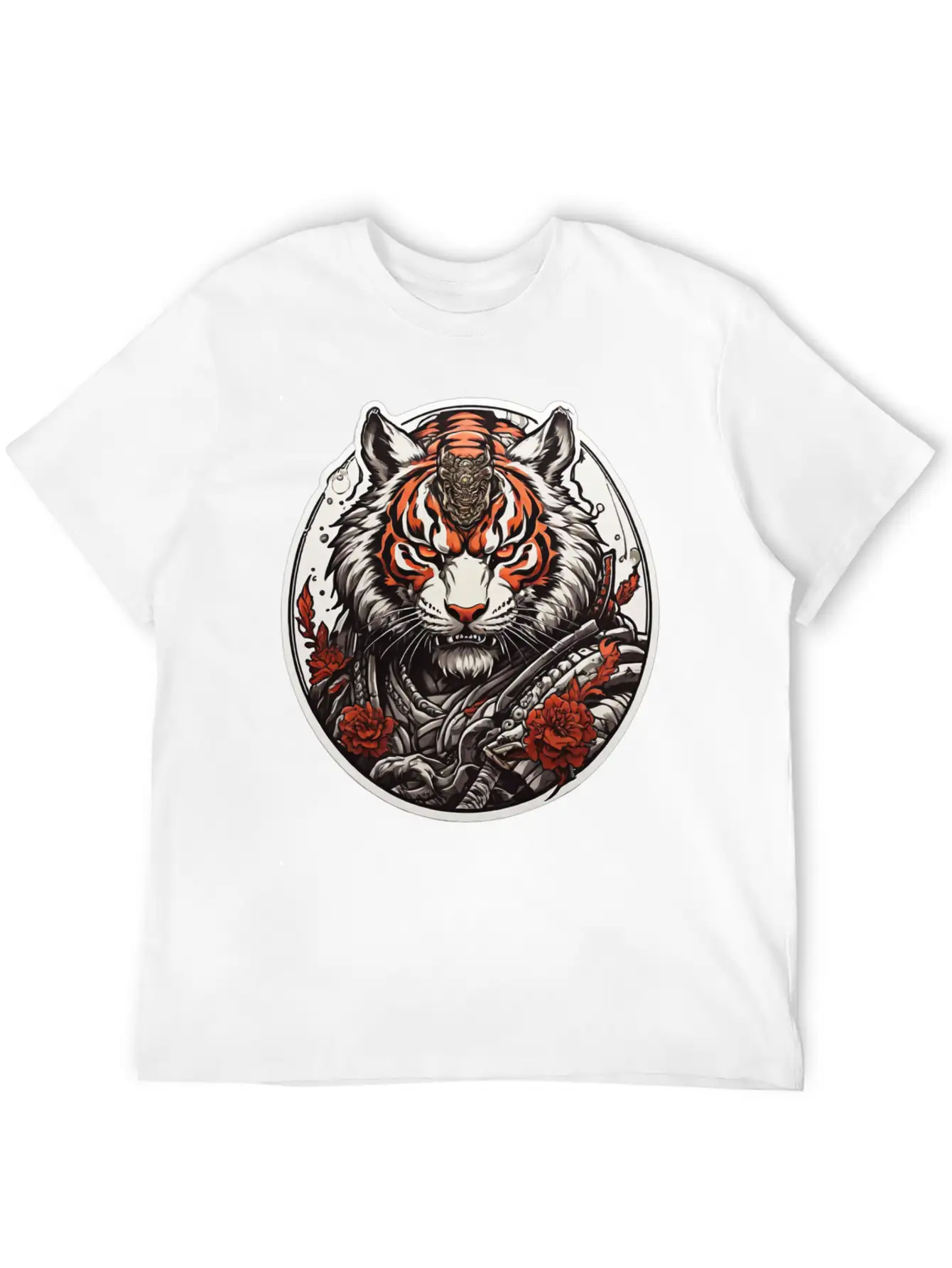 Tiger Design For Clothing Apparel T-shirts Essential Unisex Summer Tee – Soft Cotton Casual Fit