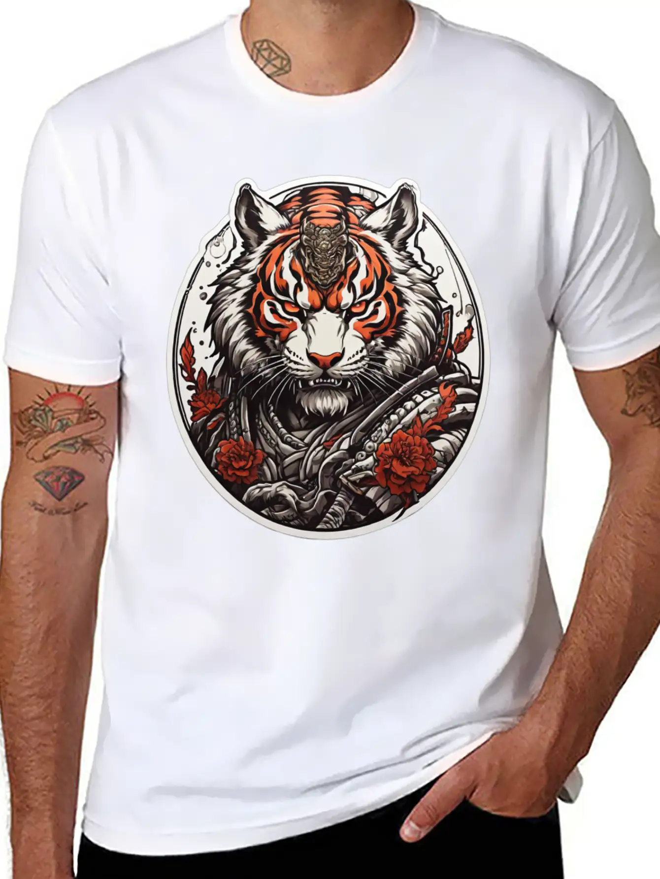 Tiger Design For Clothing Apparel T-shirts Essential Unisex Summer Tee – Soft Cotton Casual Fit