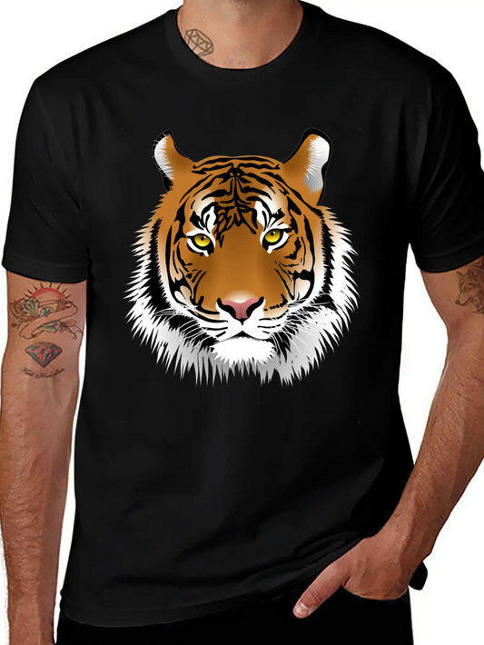 Tiger Design Timeless Short Sleeve Tee – Comfy And Minimalist Design