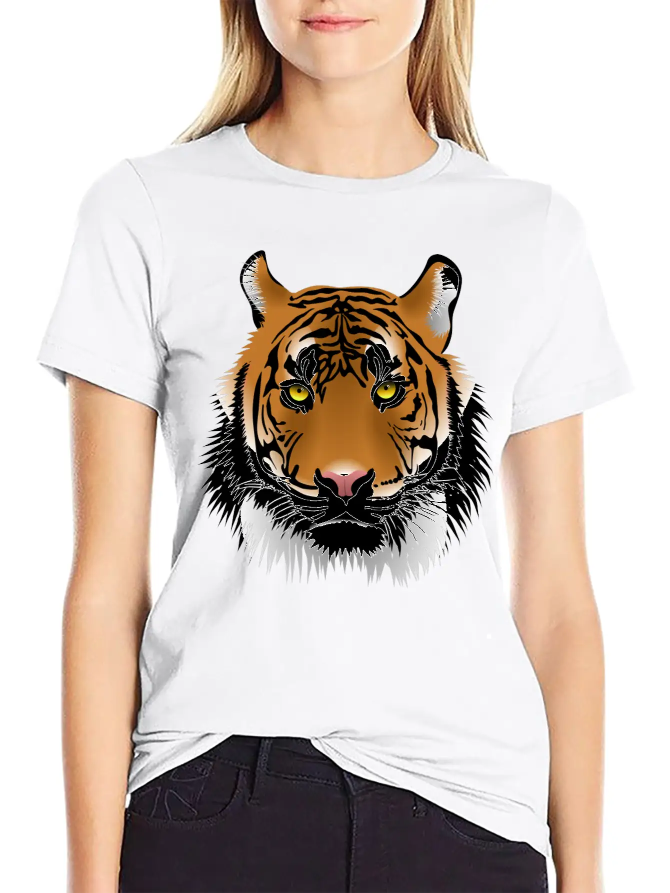 Tiger Design Timeless Short Sleeve Tee – Comfy And Minimalist Design