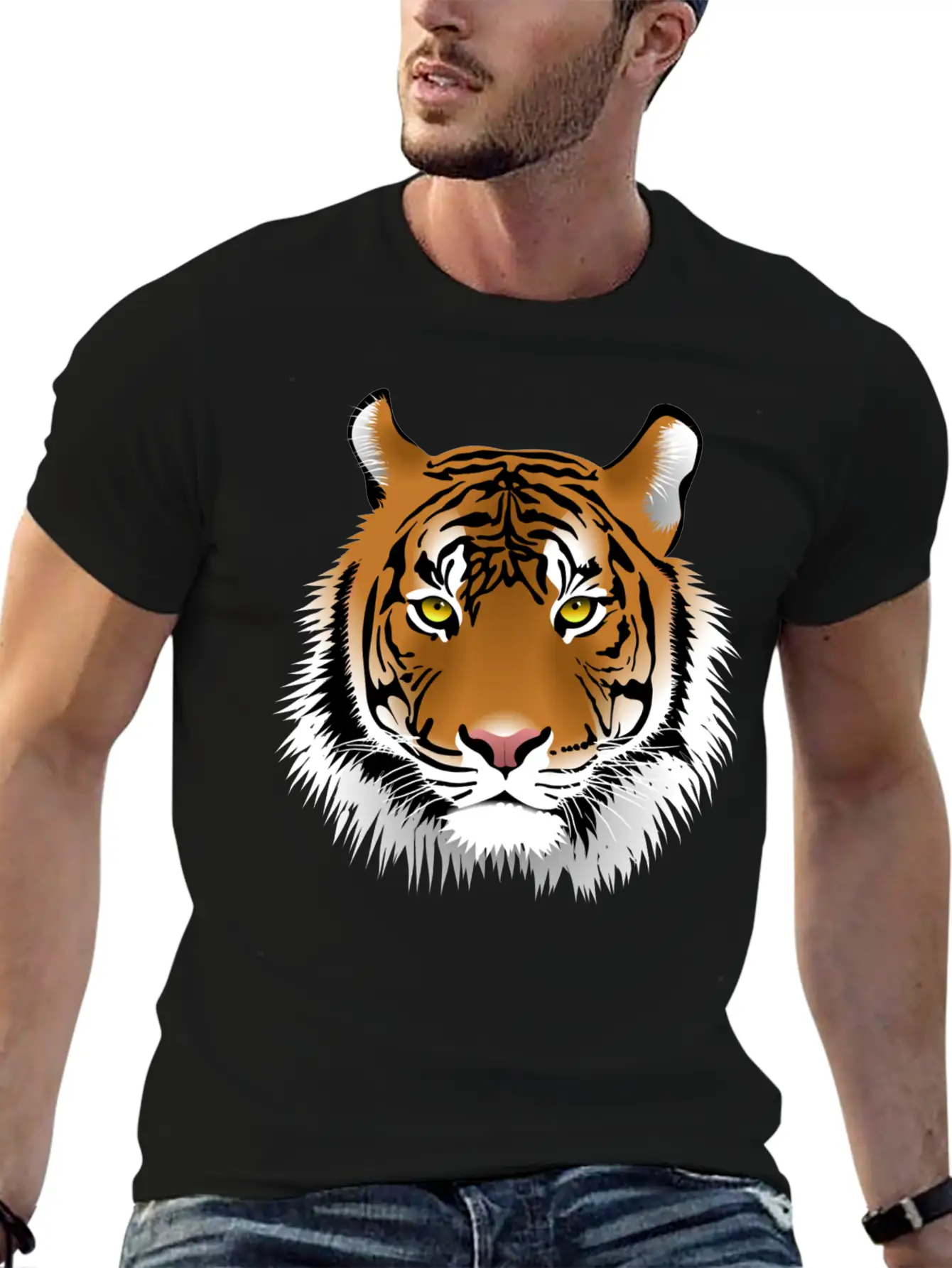 Tiger Design Timeless Short Sleeve Tee – Comfy And Minimalist Design