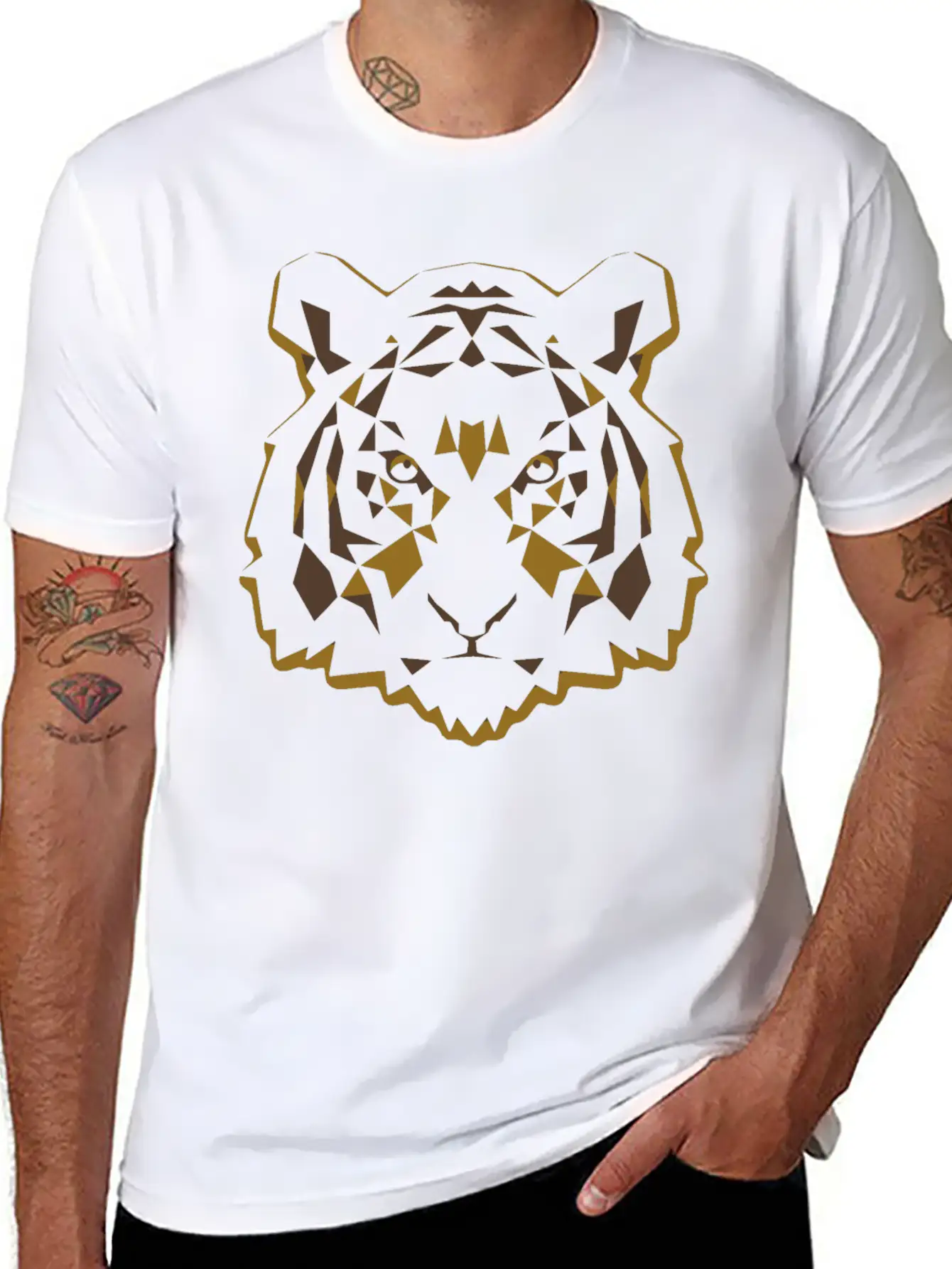 Tiger One Of The Strangest Animal In Jungle Unisex Casual T-Shirt – Clean Design For Daily Comfort
