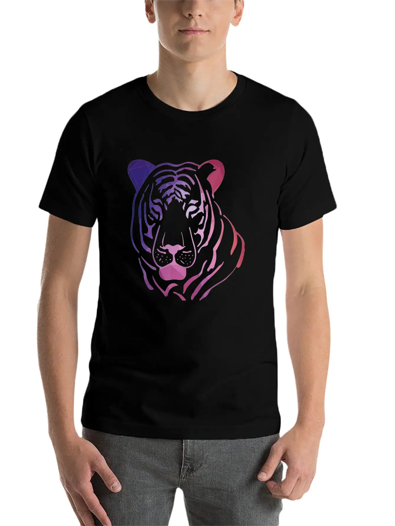 Tiger Stylish Everyday T-Shirt – Unisex Basic Cotton Tee