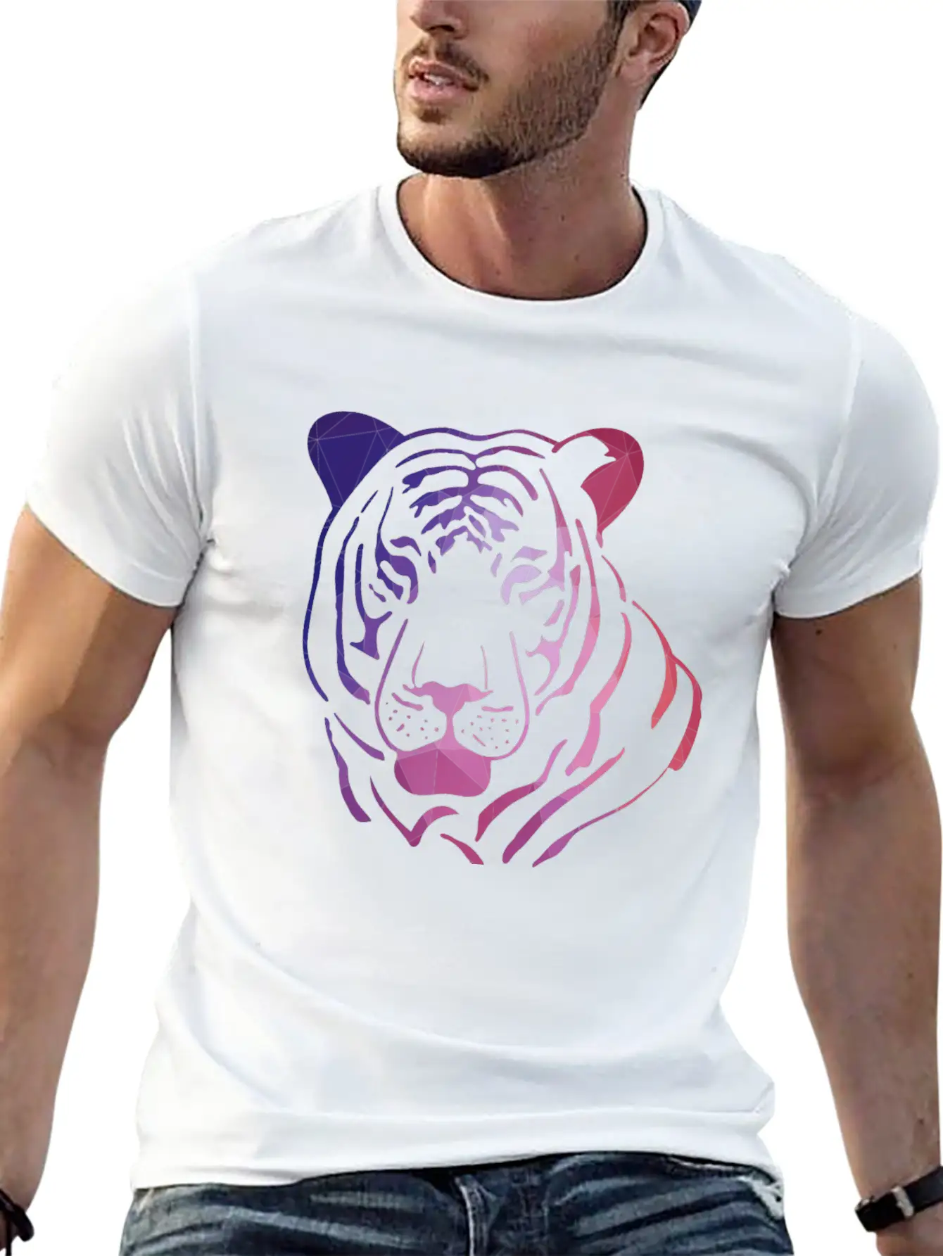 Tiger Stylish Everyday T-Shirt – Unisex Basic Cotton Tee