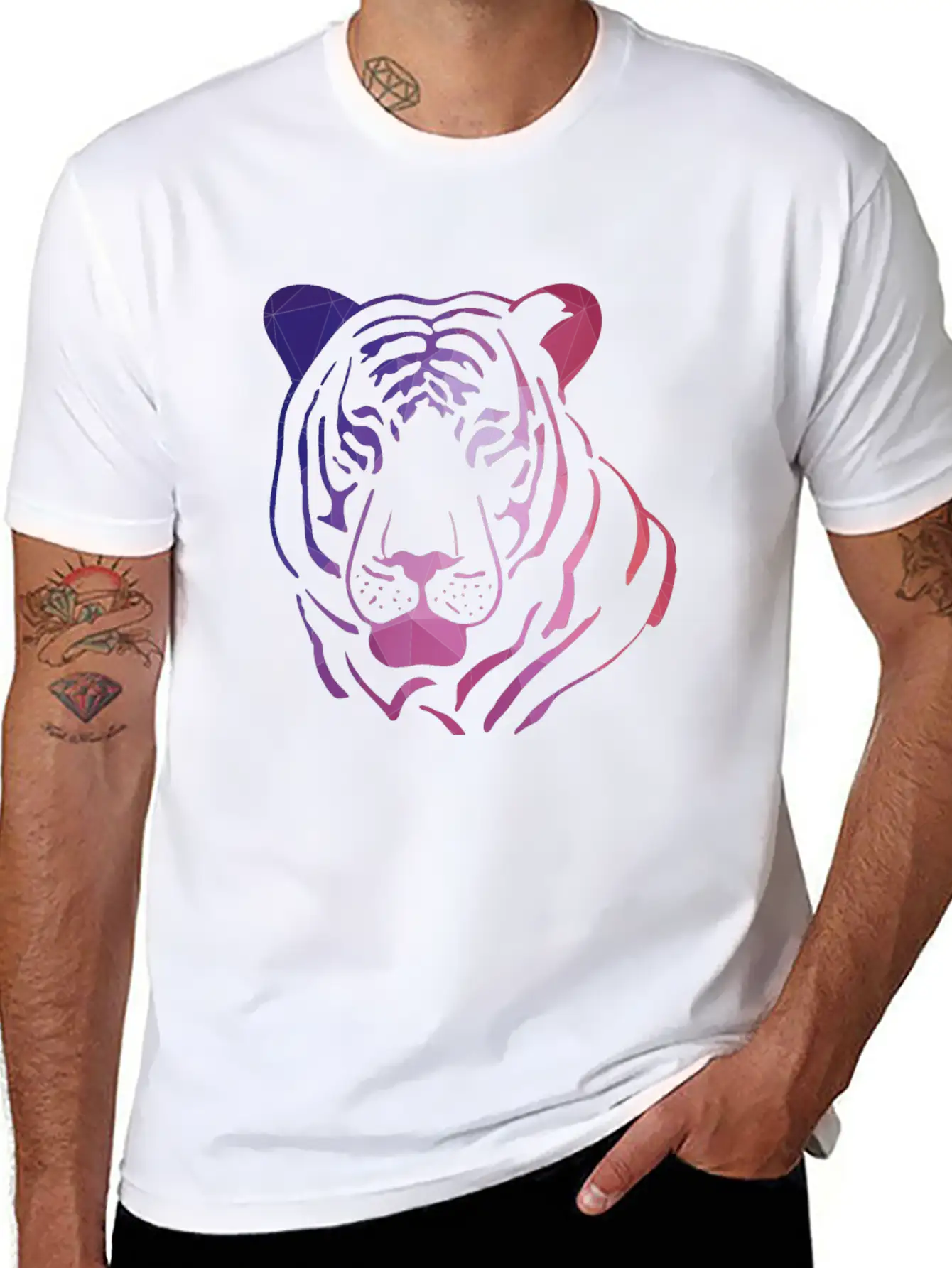 Tiger Stylish Everyday T-Shirt – Unisex Basic Cotton Tee