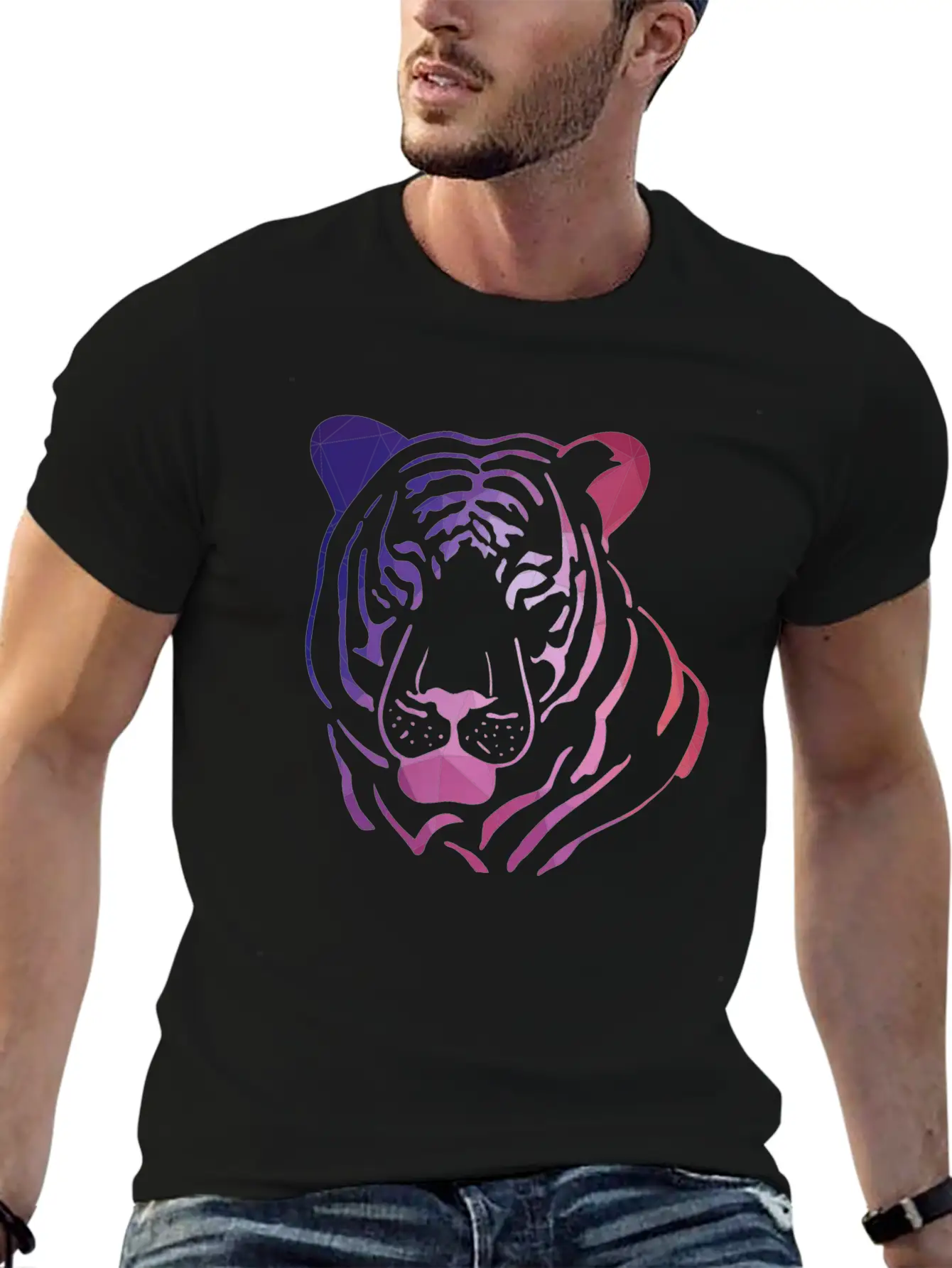 Tiger Stylish Everyday T-Shirt – Unisex Basic Cotton Tee