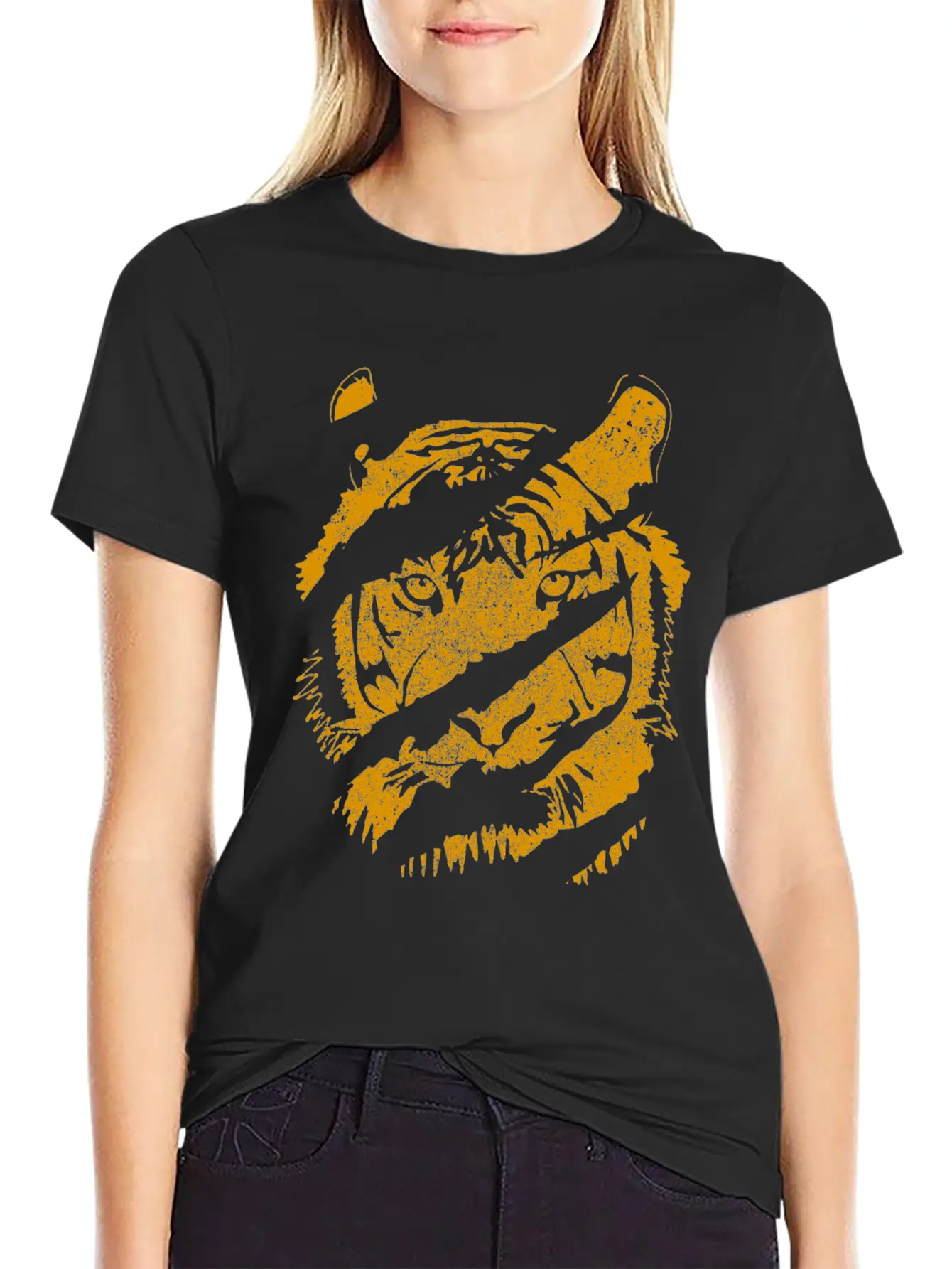 Tiger Unisex Casual T-Shirt – Clean Design For Daily Comfort