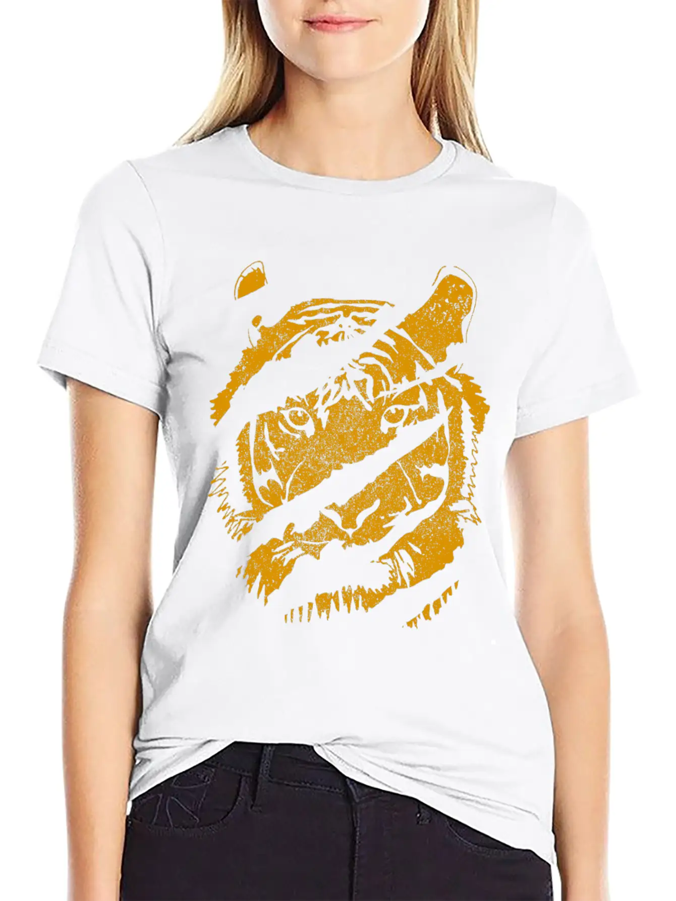 Tiger Unisex Casual T-Shirt – Clean Design For Daily Comfort