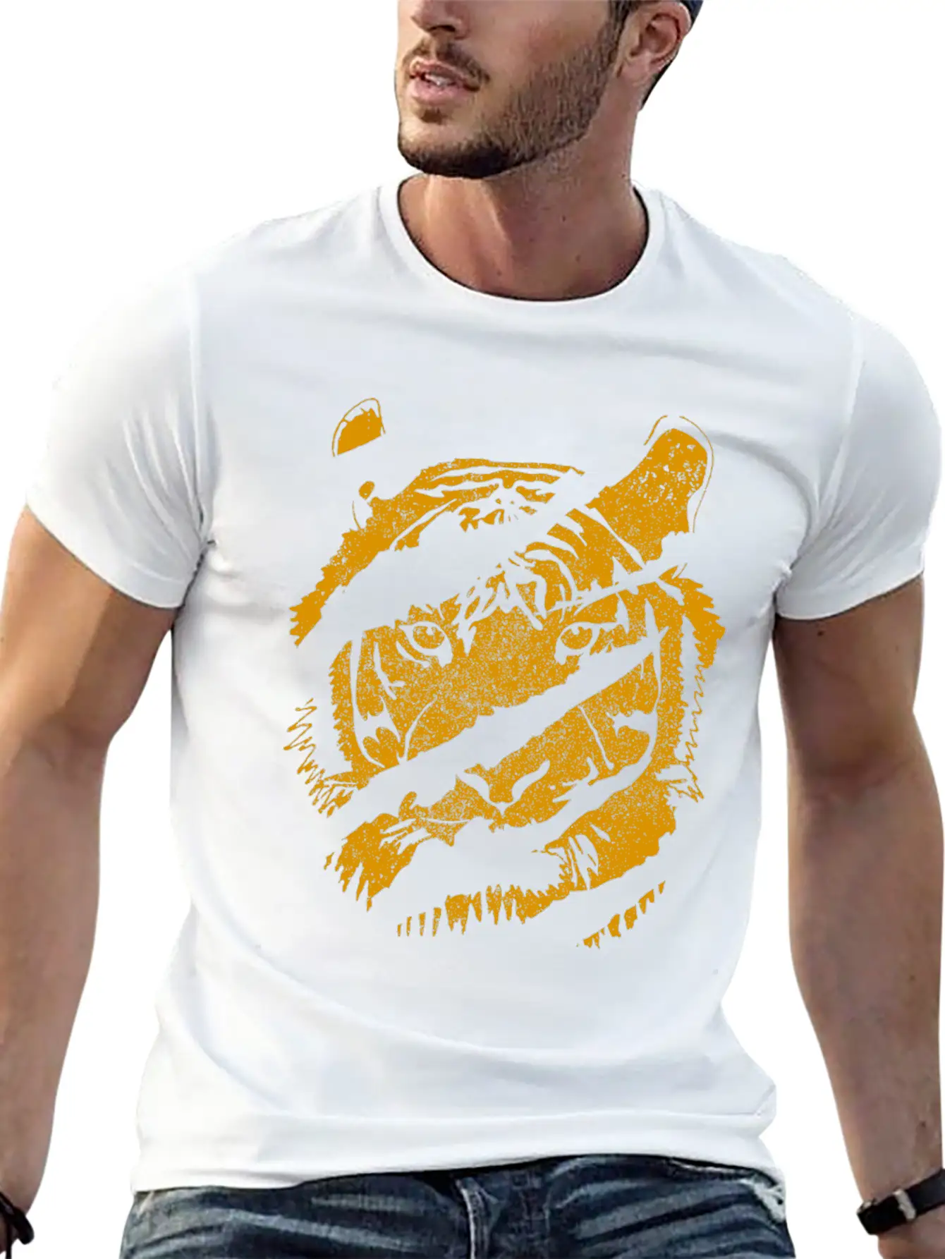 Tiger Unisex Casual T-Shirt – Clean Design For Daily Comfort