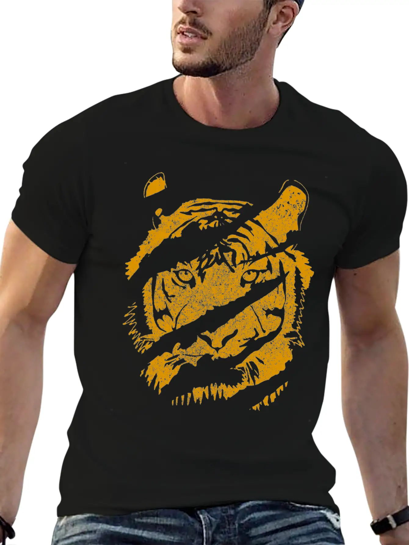 Tiger Unisex Casual T-Shirt – Clean Design For Daily Comfort