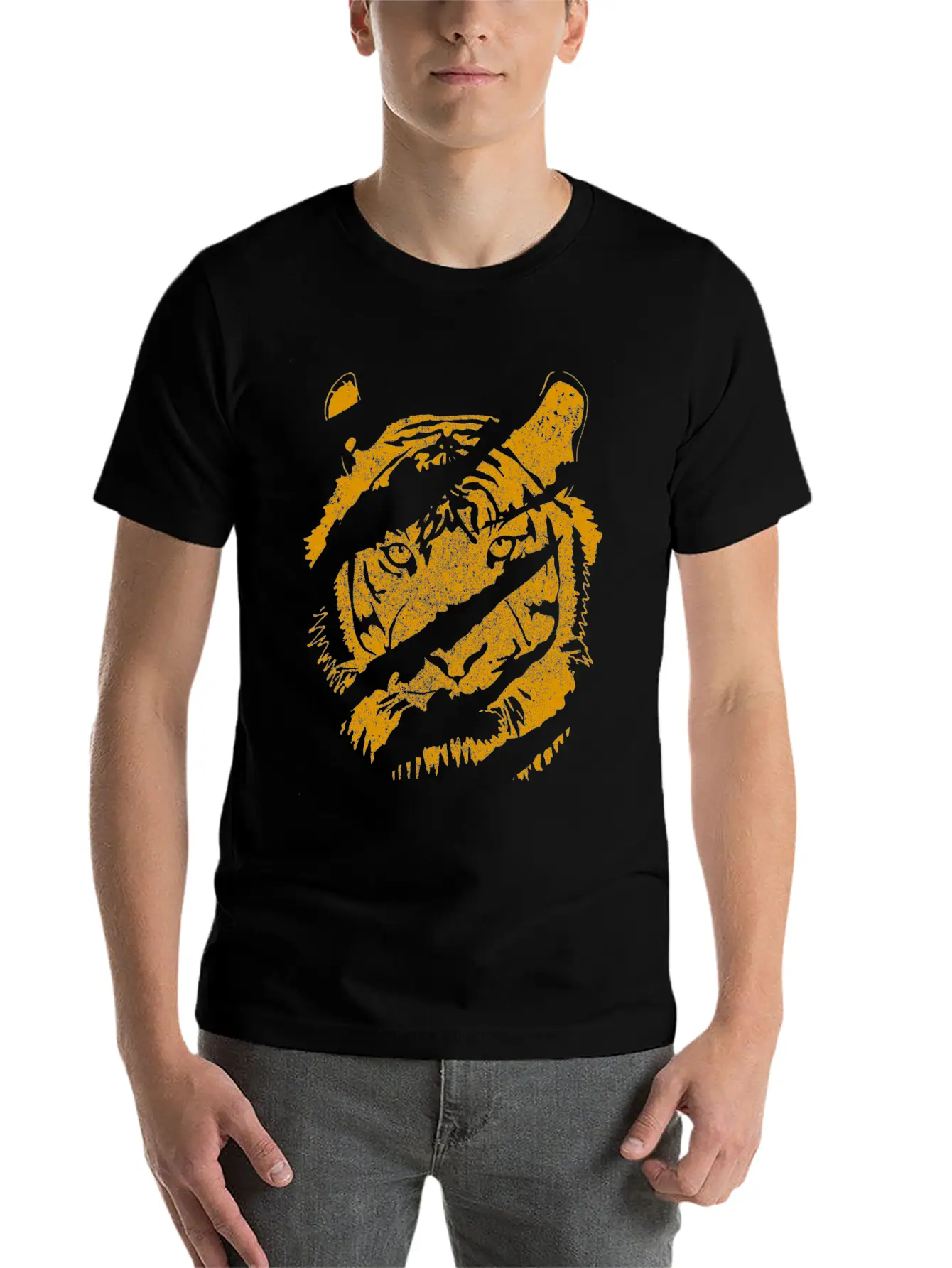 Tiger Unisex Casual T-Shirt – Clean Design For Daily Comfort