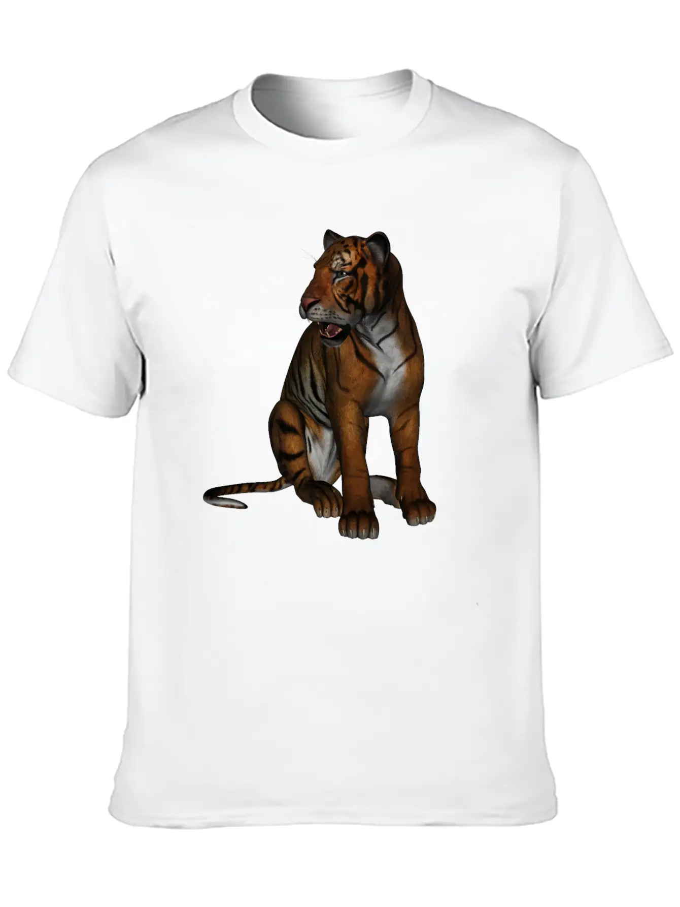 Tiger Unisex Short Sleeve Soft Cotton T-Shirt – Casual Everyday Wear