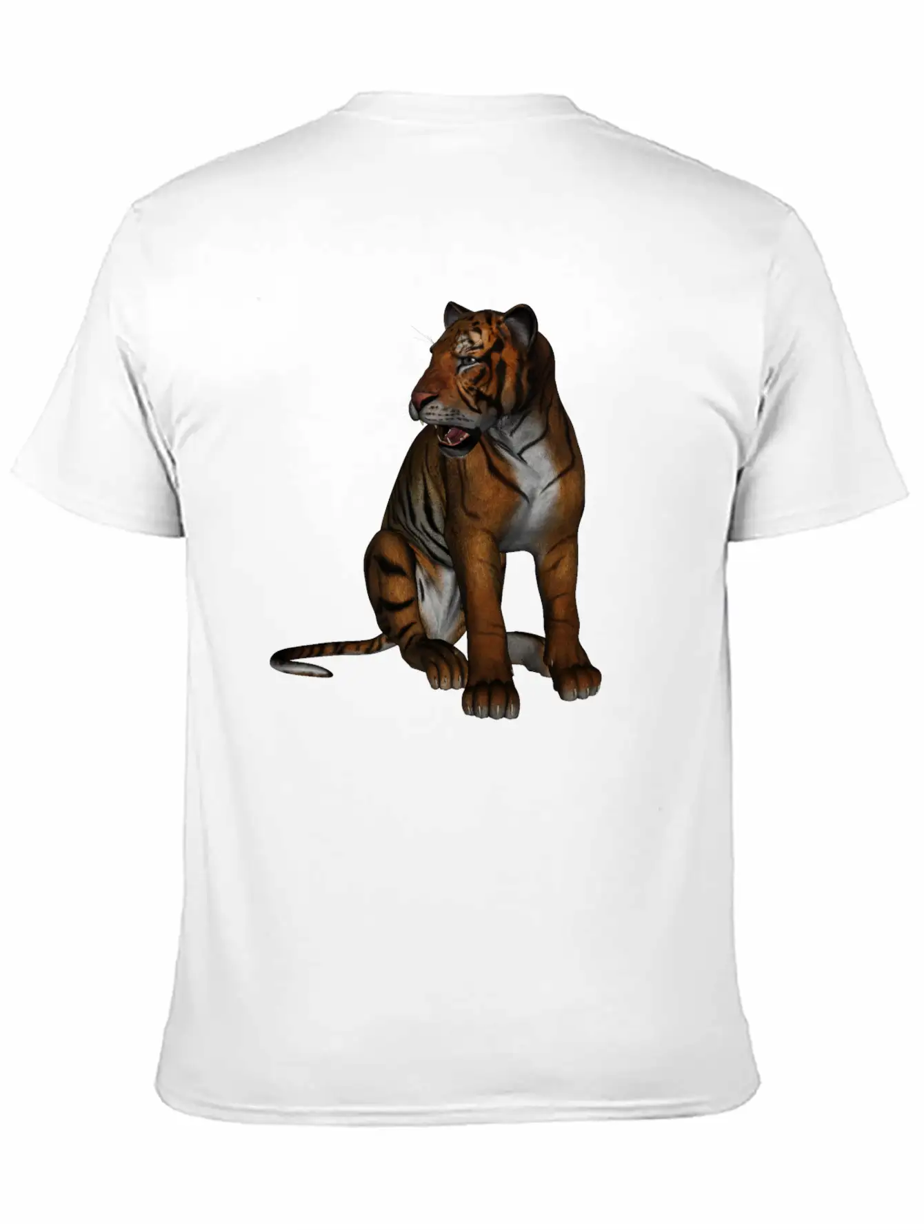 Tiger Unisex Short Sleeve Soft Cotton T-Shirt – Casual Everyday Wear