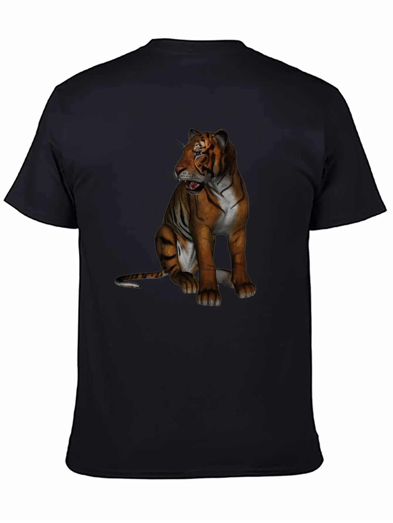 Tiger Unisex Short Sleeve Soft Cotton T-Shirt – Casual Everyday Wear