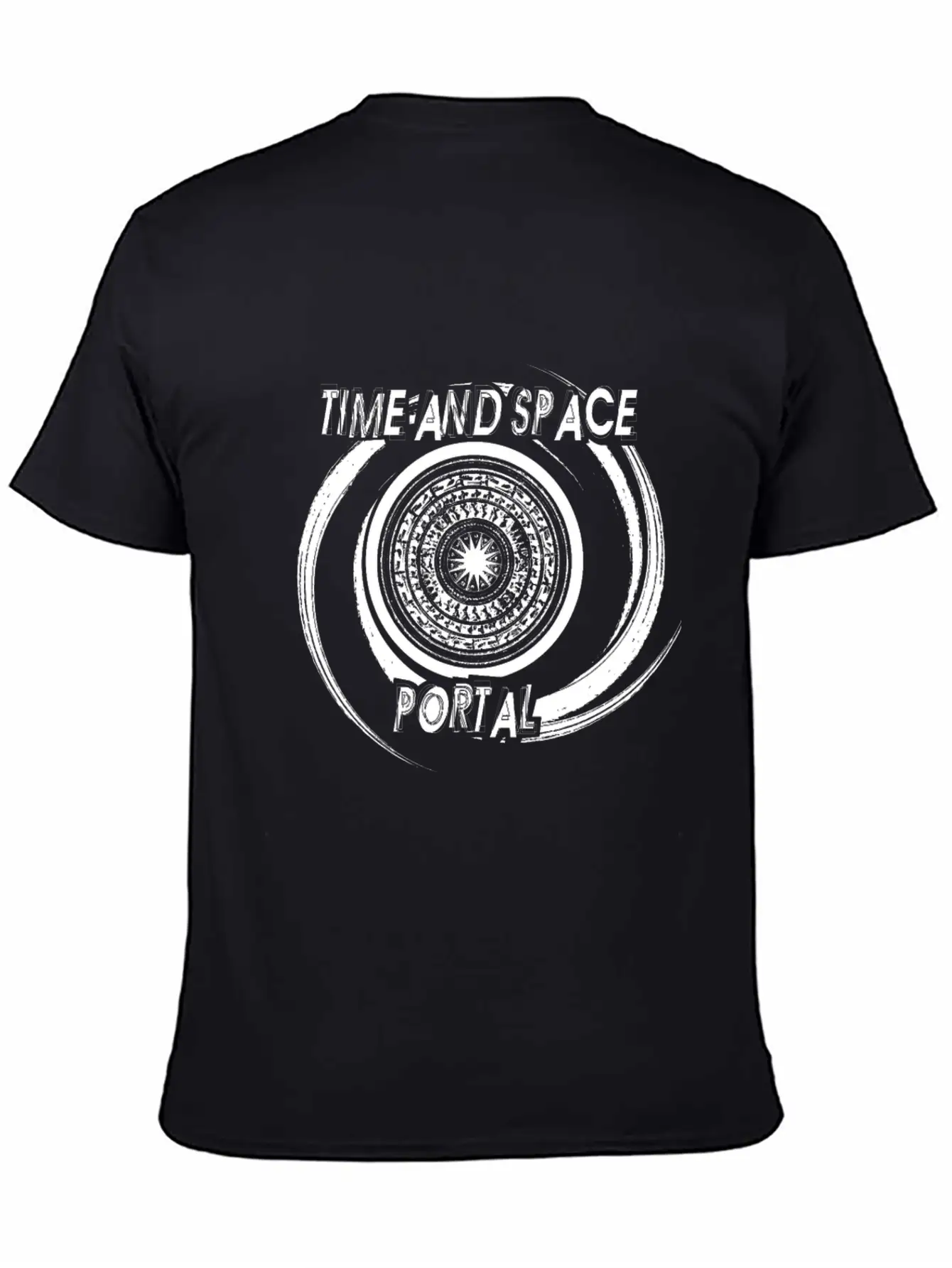 Time And Space Portal Unisex Short Sleeve Soft Cotton T-Shirt – Casual Everyday Wear