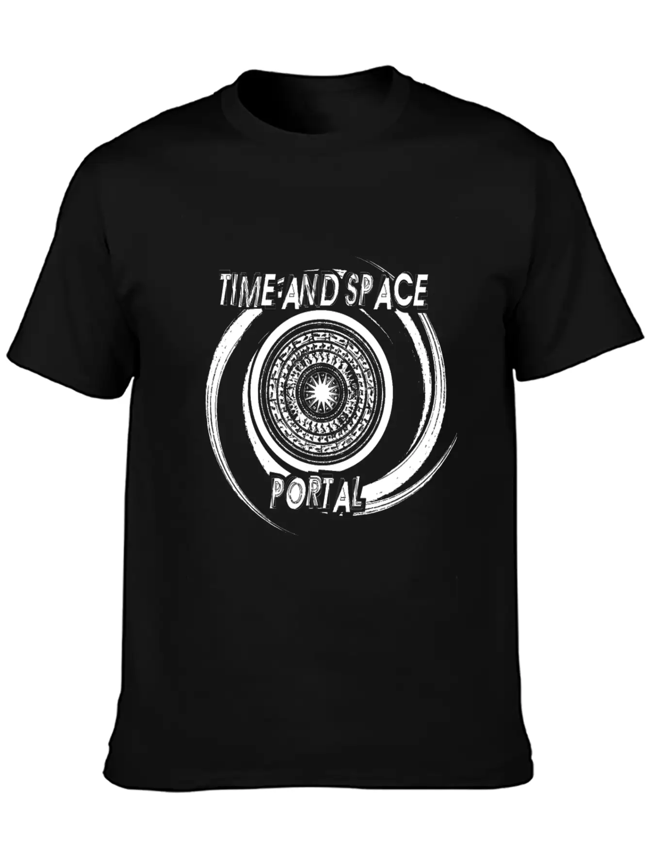 Time And Space Portal Unisex Short Sleeve Soft Cotton T-Shirt – Casual Everyday Wear