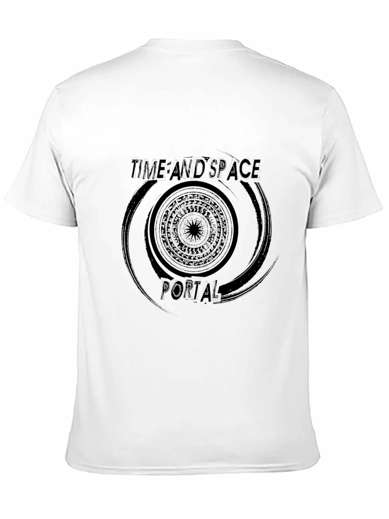 Time And Space Portal Unisex Short Sleeve Soft Cotton T-Shirt – Casual Everyday Wear