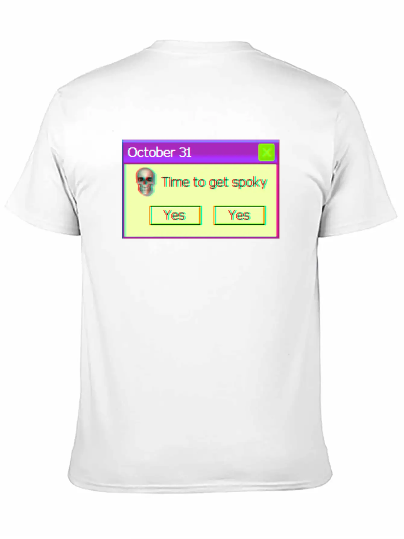 Time To Get Spooky Aesthetic Vaporwave Halloween Unisex Casual T-Shirt – Clean Design For Daily Comfort