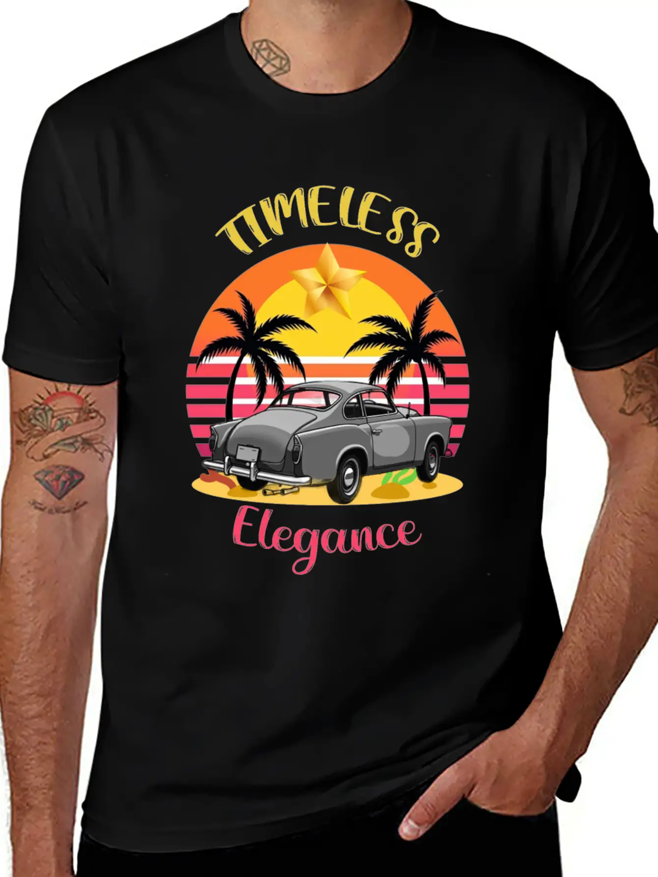 Timeless Elegance Basic Graphic T-Shirt – Daily Comfort In Soft Cotton