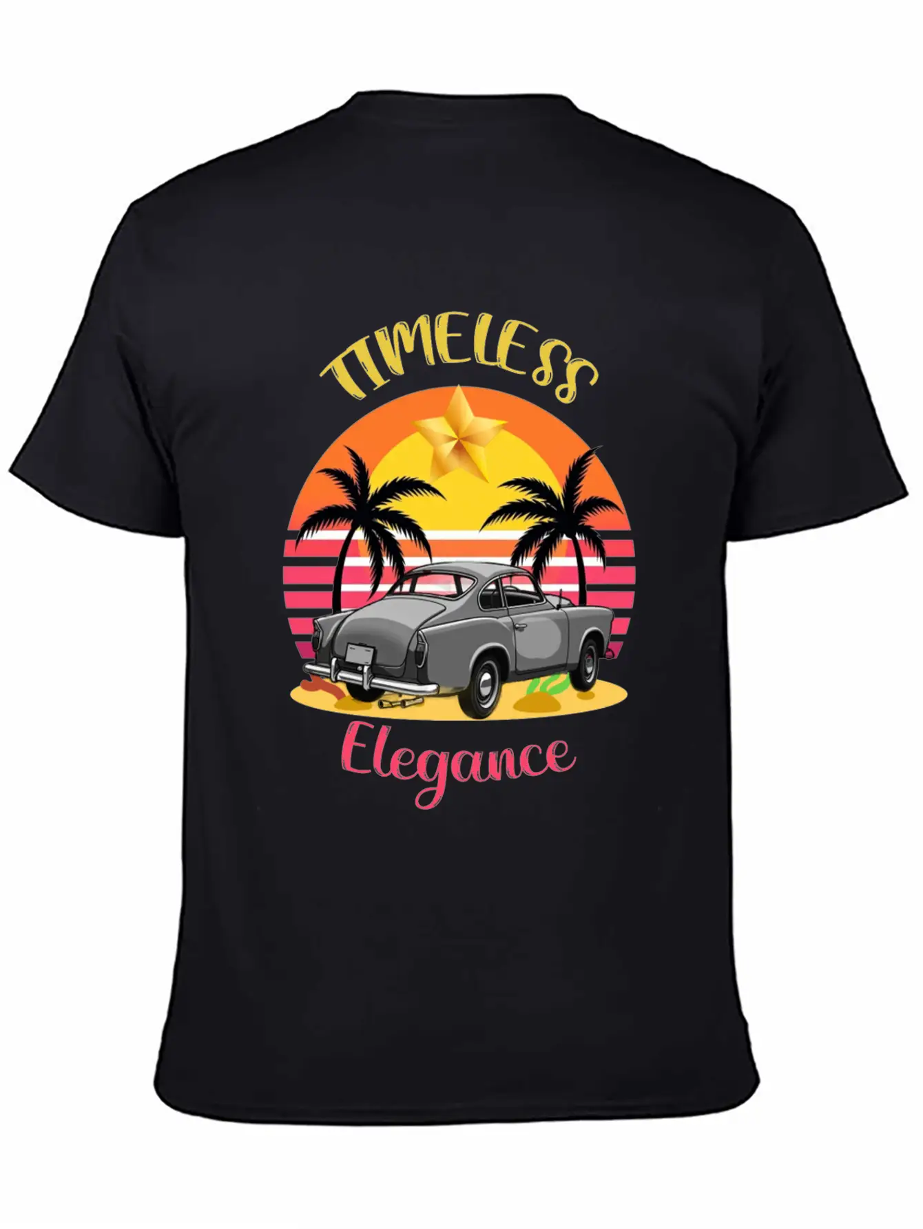 Timeless Elegance Basic Graphic T-Shirt – Daily Comfort In Soft Cotton