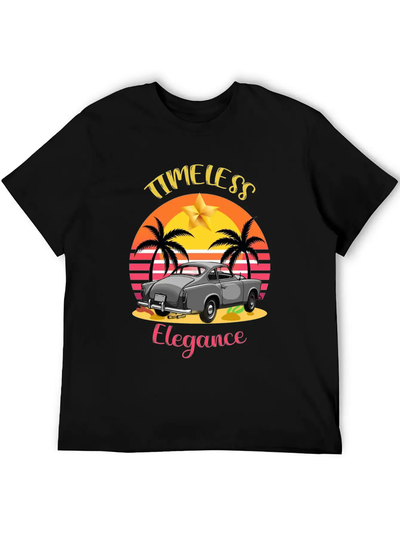 Timeless Elegance Basic Graphic T-Shirt – Daily Comfort In Soft Cotton