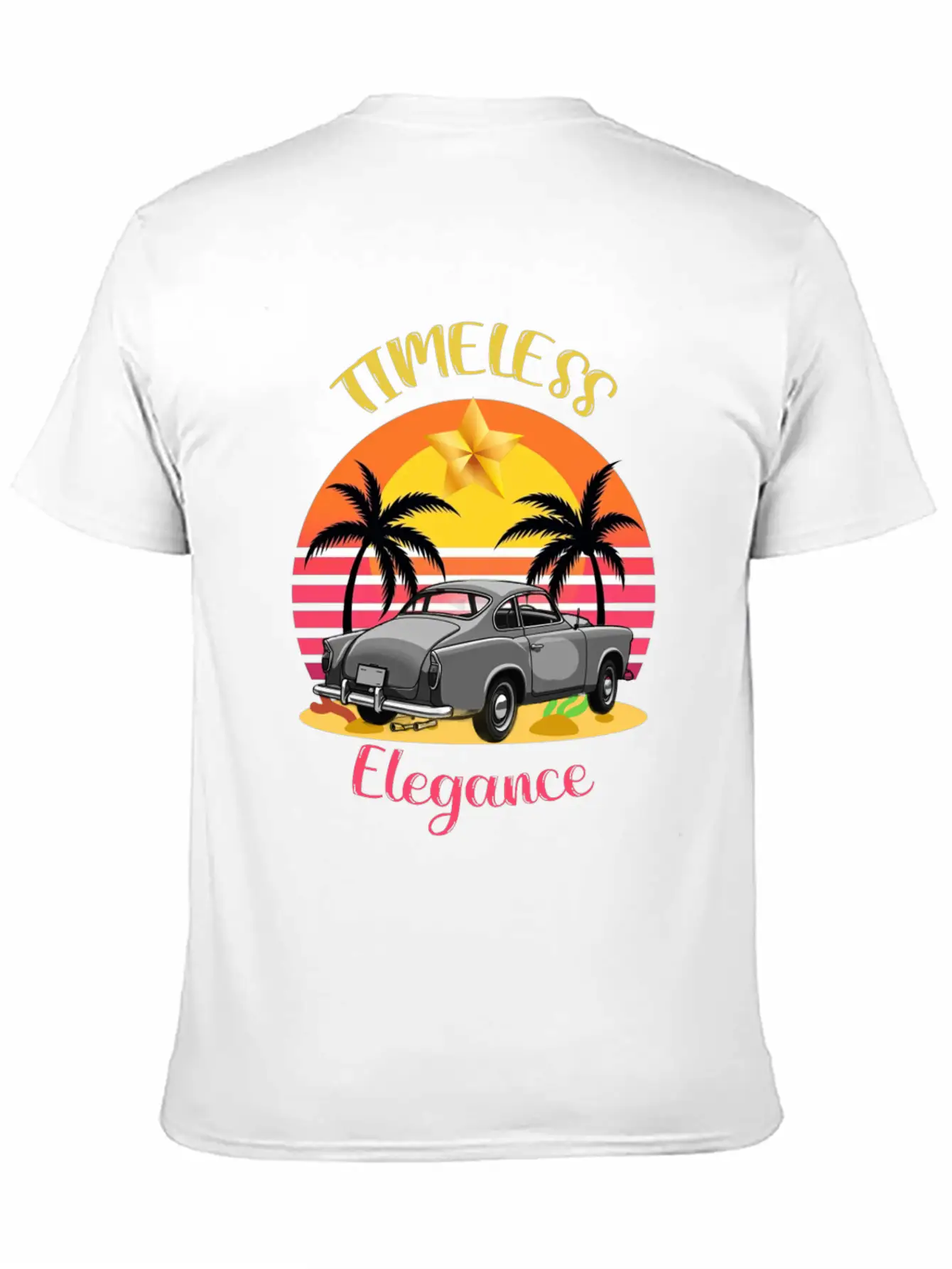 Timeless Elegance Basic Graphic T-Shirt – Daily Comfort In Soft Cotton