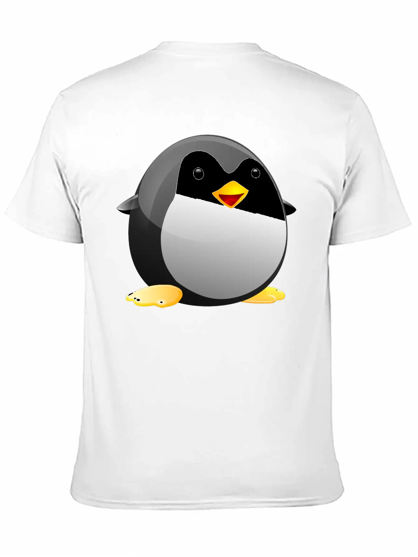 Tiny Tux Comfortable Minimalist Graphic Tee – Summer Style Essential