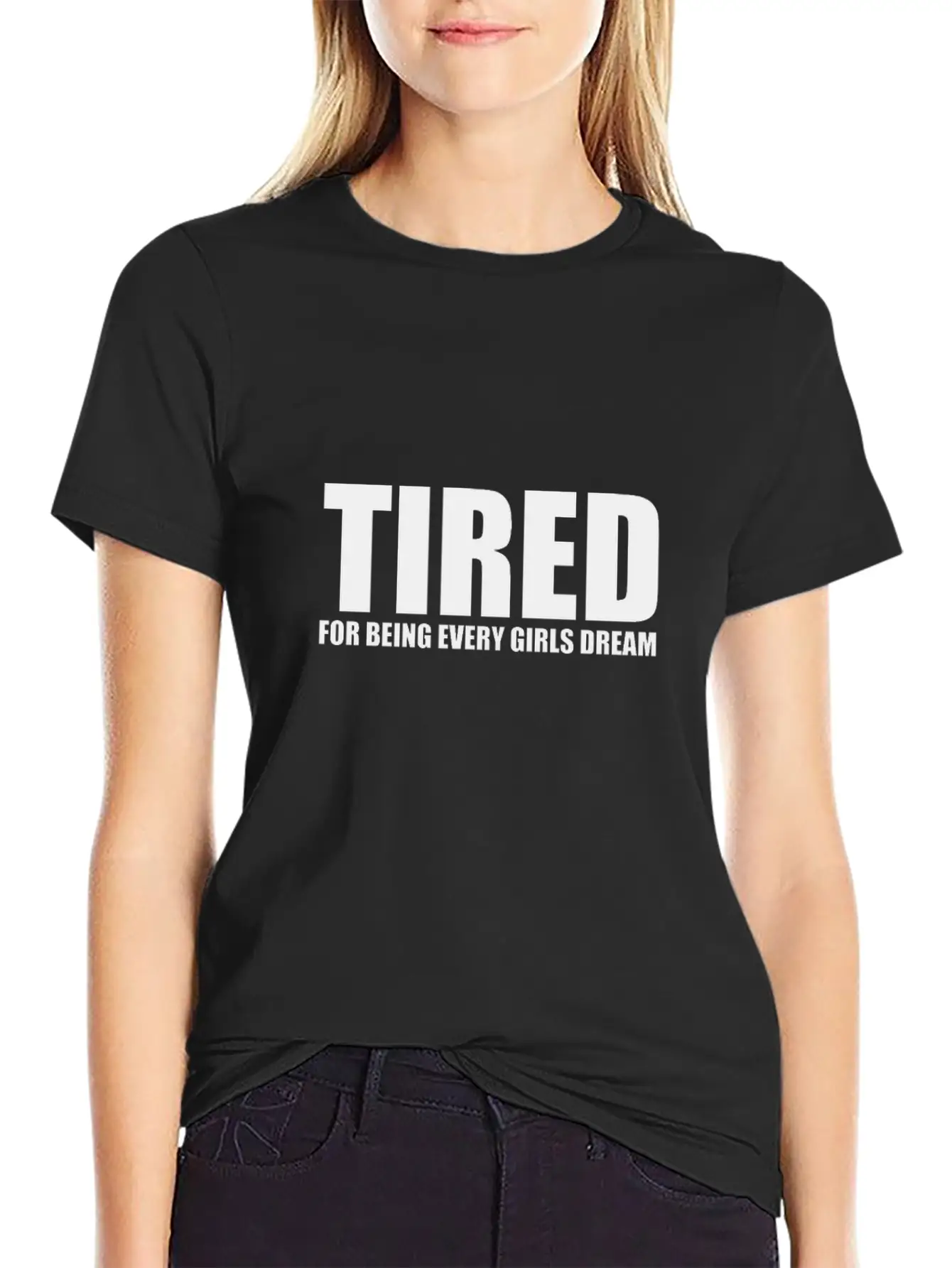 Tired Essential Unisex Summer Tee – Soft Cotton Casual Fit