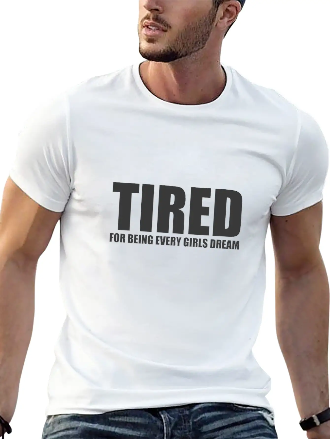 Tired Essential Unisex Summer Tee – Soft Cotton Casual Fit