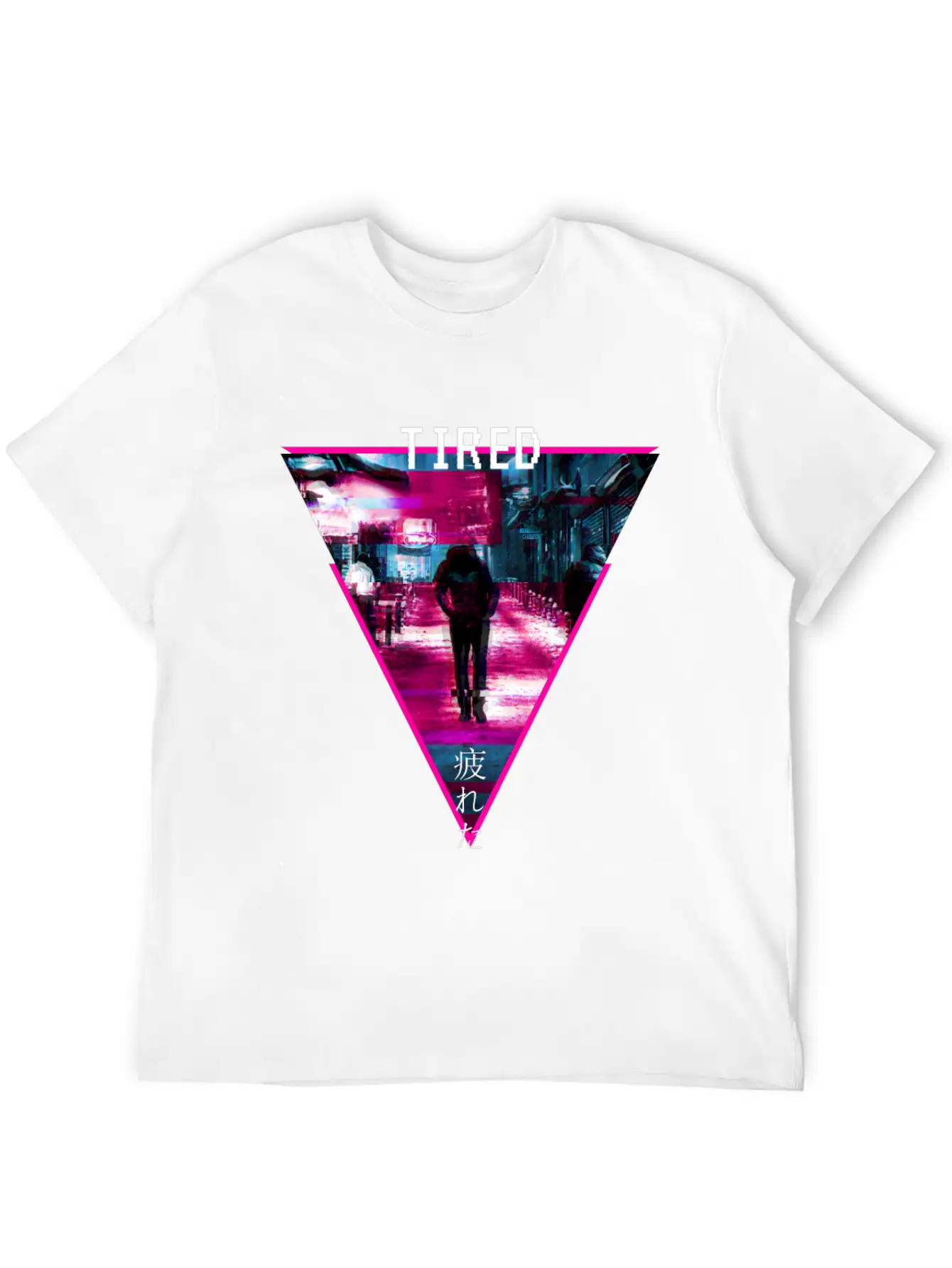 Tired Glitchcore Weirdcore Aesthetic Hyperpop Gift Stylish Everyday T-Shirt – Unisex Basic Cotton Tee