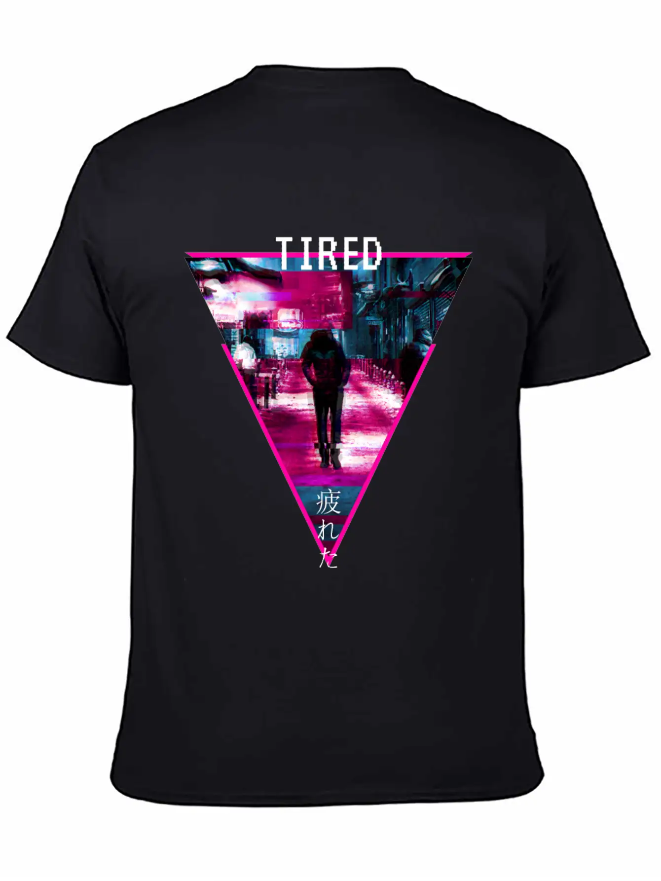 Tired Glitchcore Weirdcore Aesthetic Hyperpop Gift Stylish Everyday T-Shirt – Unisex Basic Cotton Tee