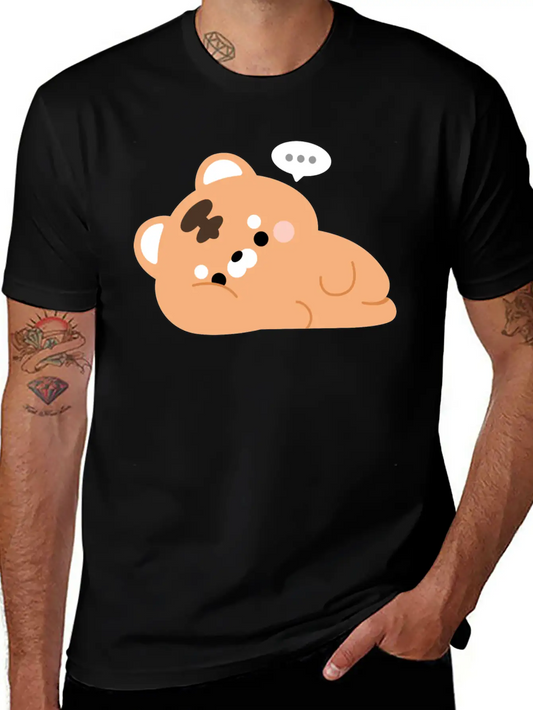 Tired Tiger Unisex Short Sleeve Soft Cotton T-Shirt – Casual Everyday Wear