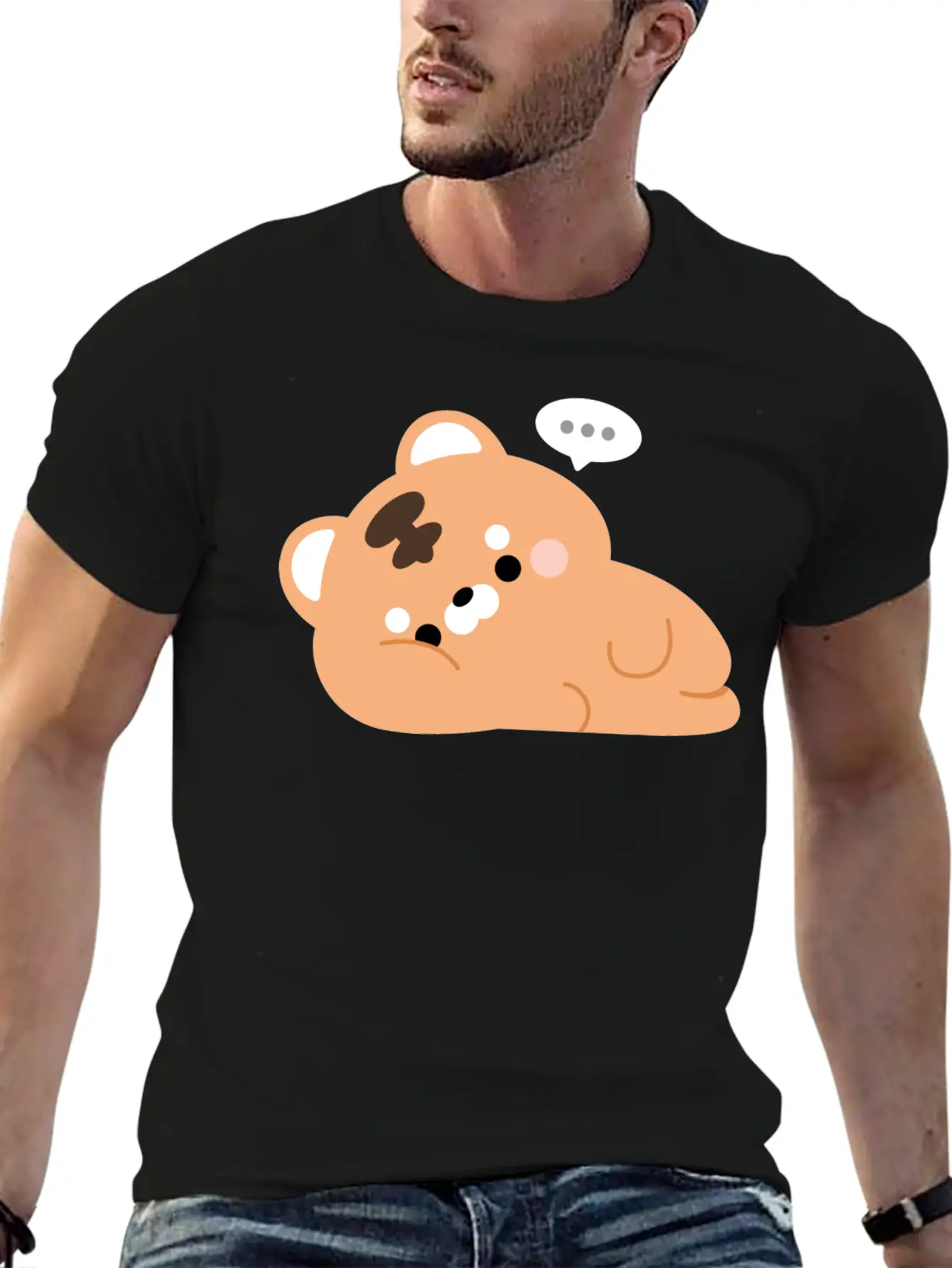 Tired Tiger Unisex Short Sleeve Soft Cotton T-Shirt – Casual Everyday Wear