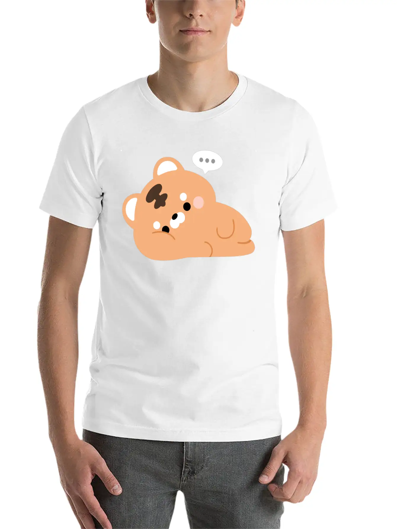 Tired Tiger Unisex Short Sleeve Soft Cotton T-Shirt – Casual Everyday Wear