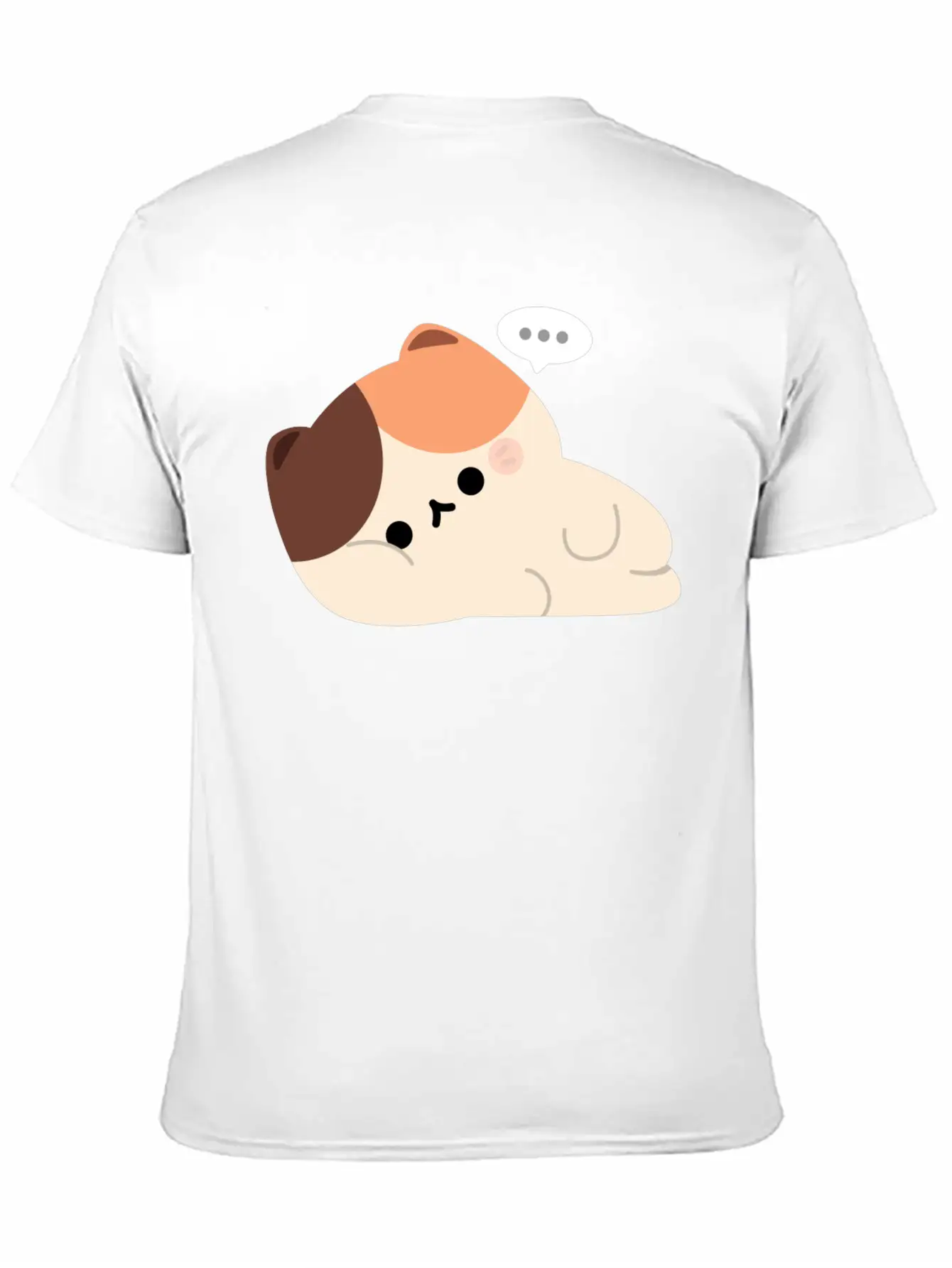 Tired Tortie Cat Stylish Everyday T-Shirt – Unisex Basic Cotton Tee