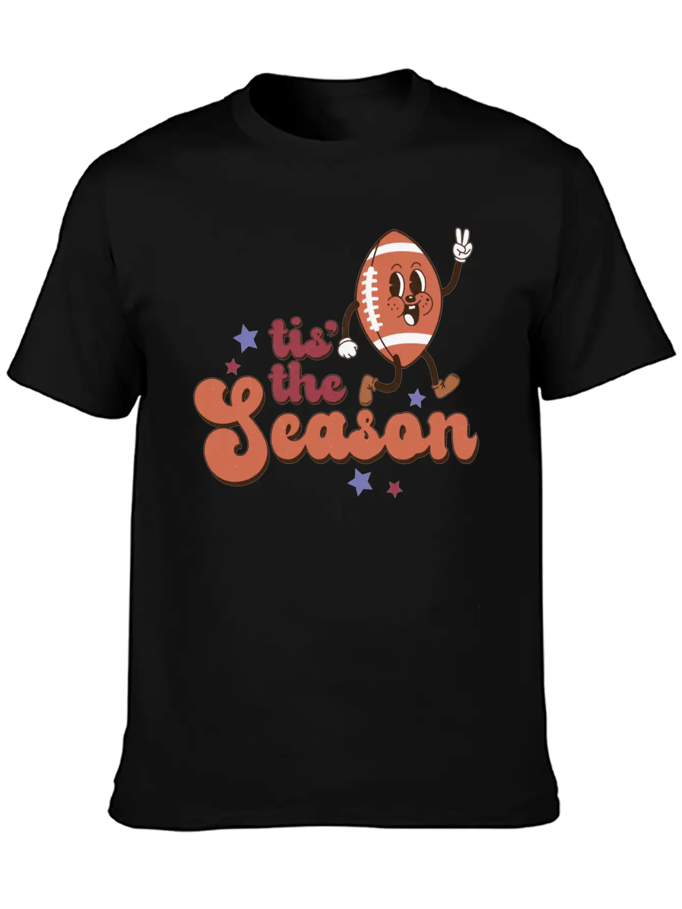 Tis The Football Season Stylish Everyday T-Shirt – Unisex Basic Cotton Tee