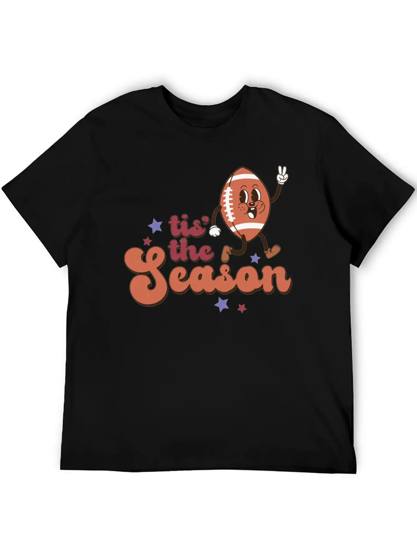 Tis The Football Season Stylish Everyday T-Shirt – Unisex Basic Cotton Tee