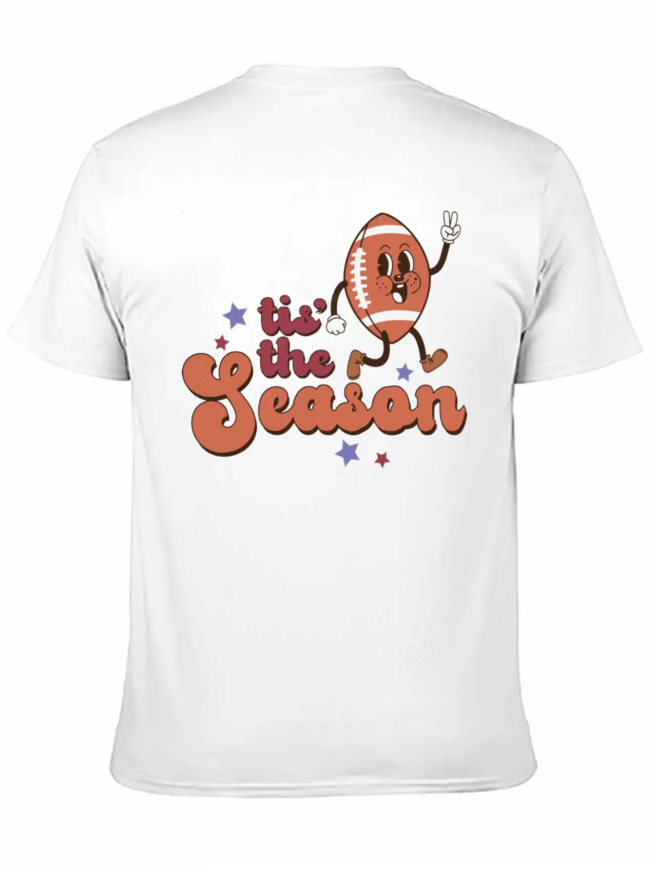 Tis The Football Season Stylish Everyday T-Shirt – Unisex Basic Cotton Tee