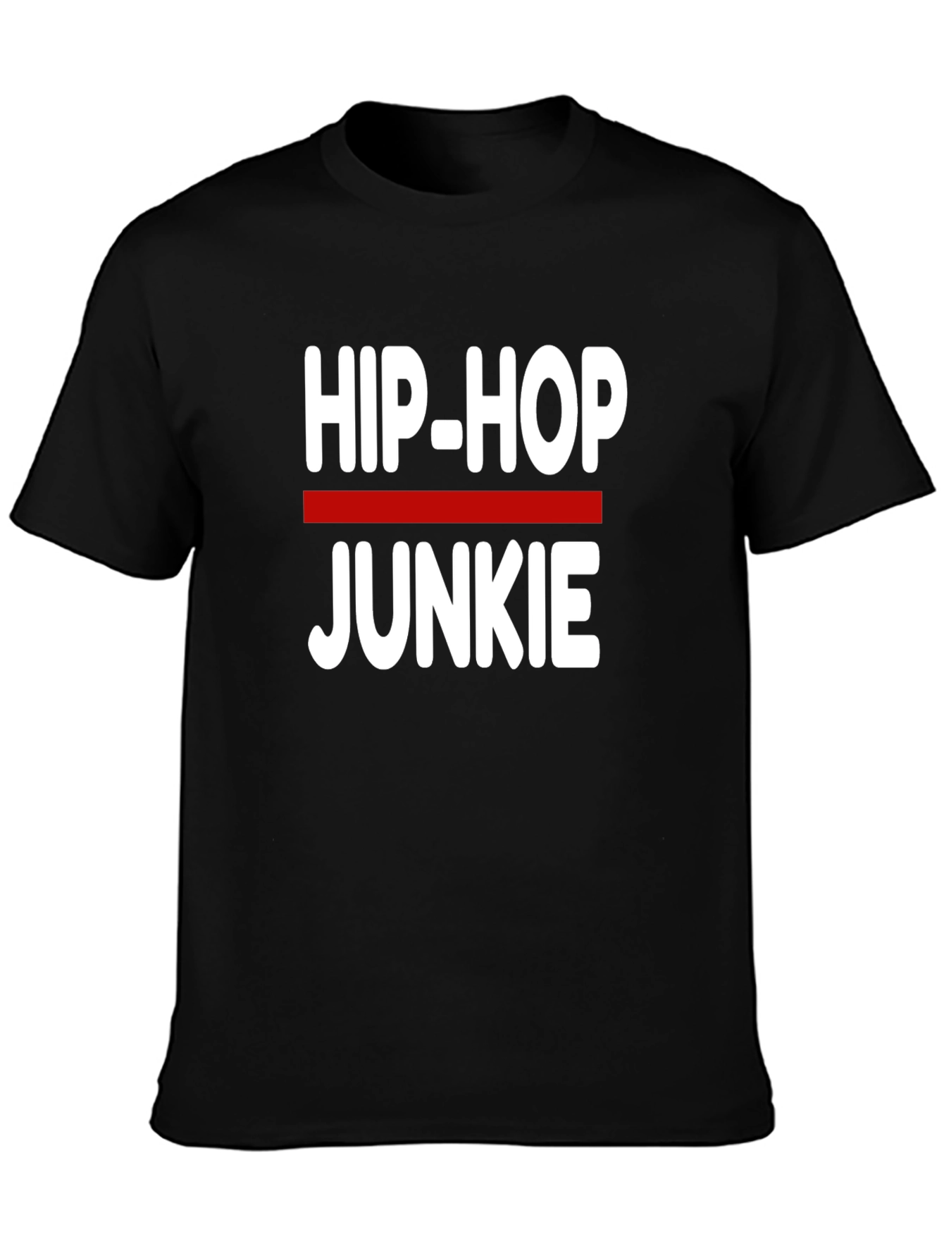 Hip Hop Junkie Black T-Shirt