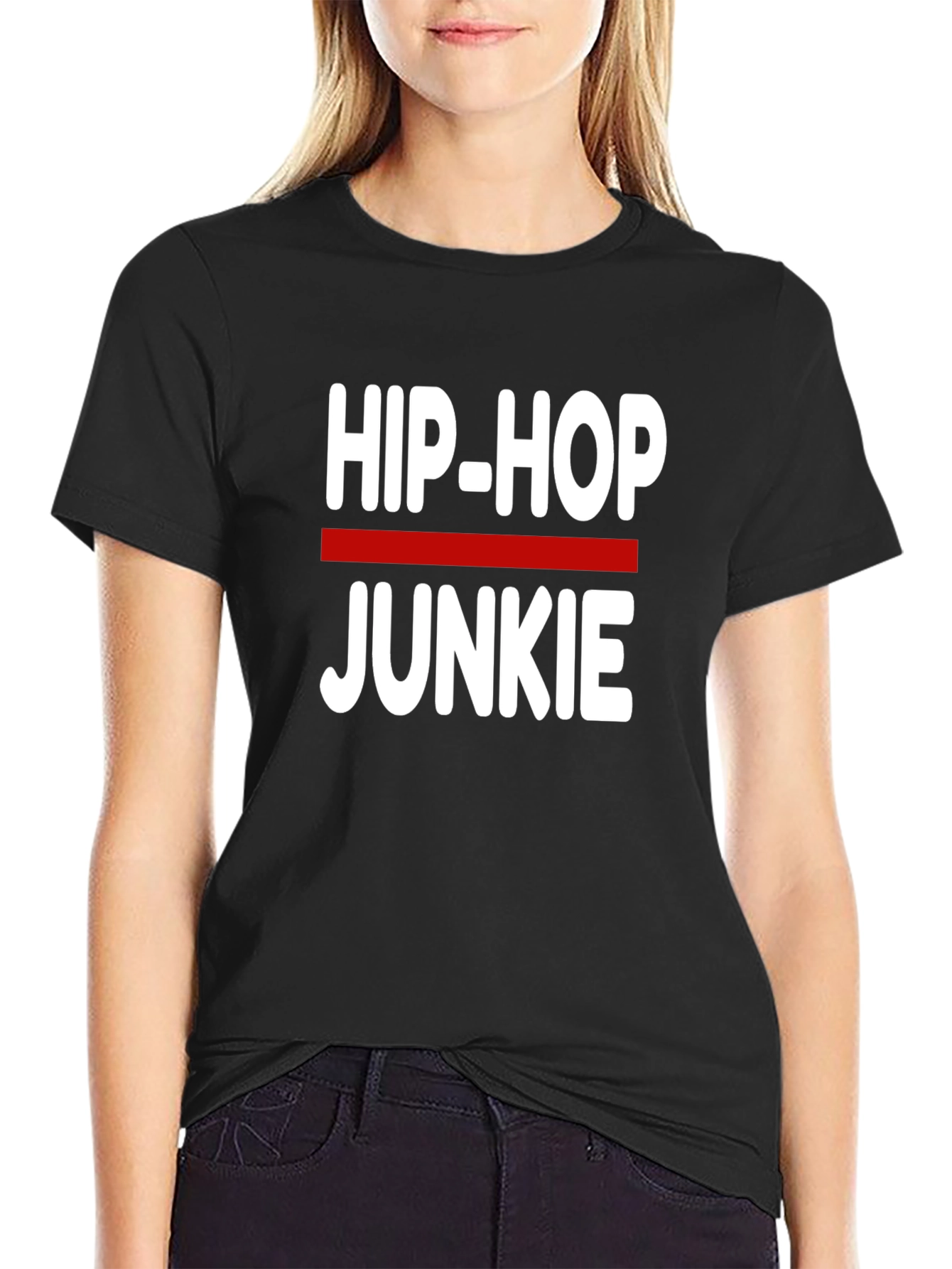 Hip Hop Junkie Black T-Shirt