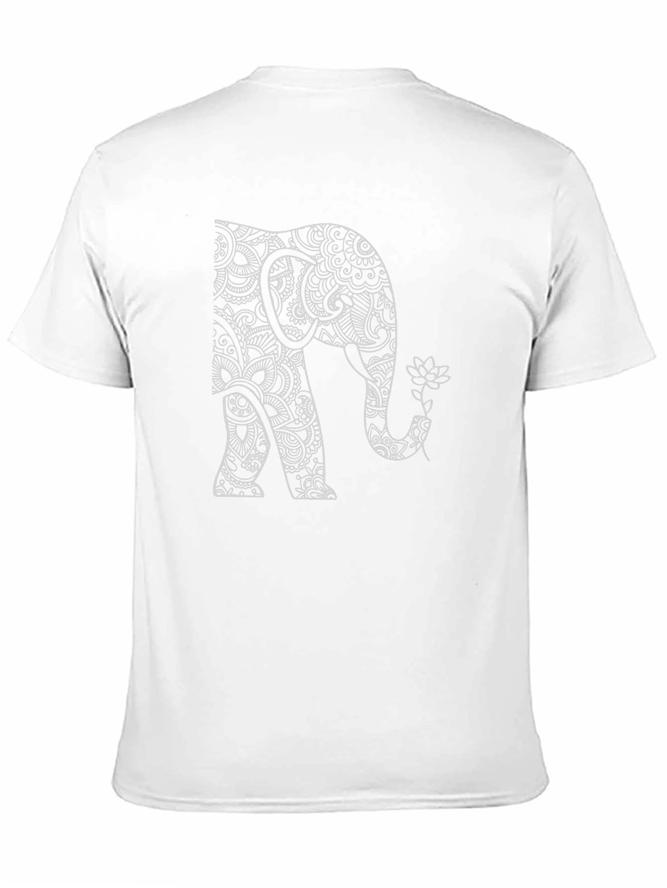 Elephant Mandala Graphic T-Shirt - Unique Art Design