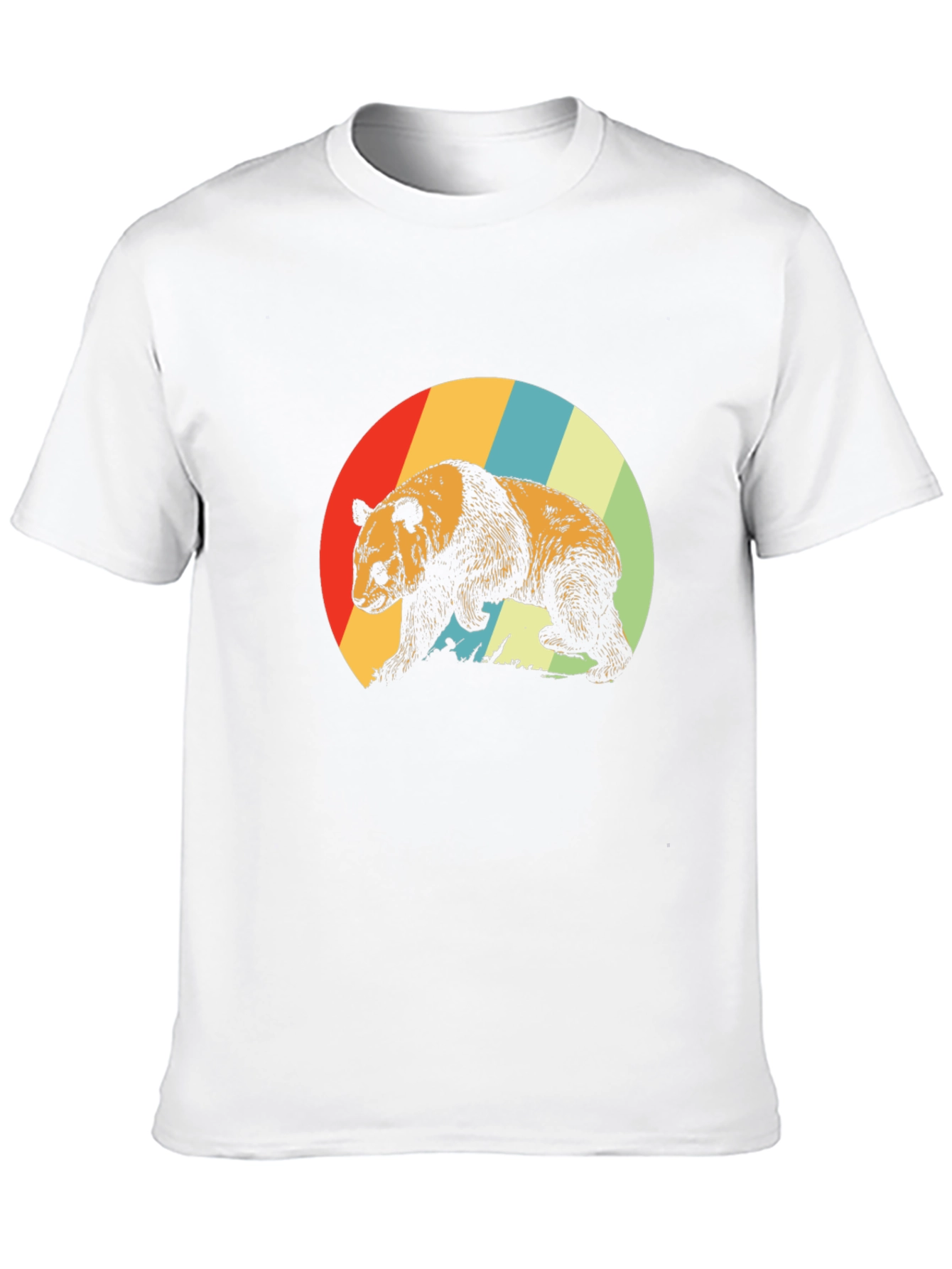 Retro Panda Bear Graphic T-Shirt