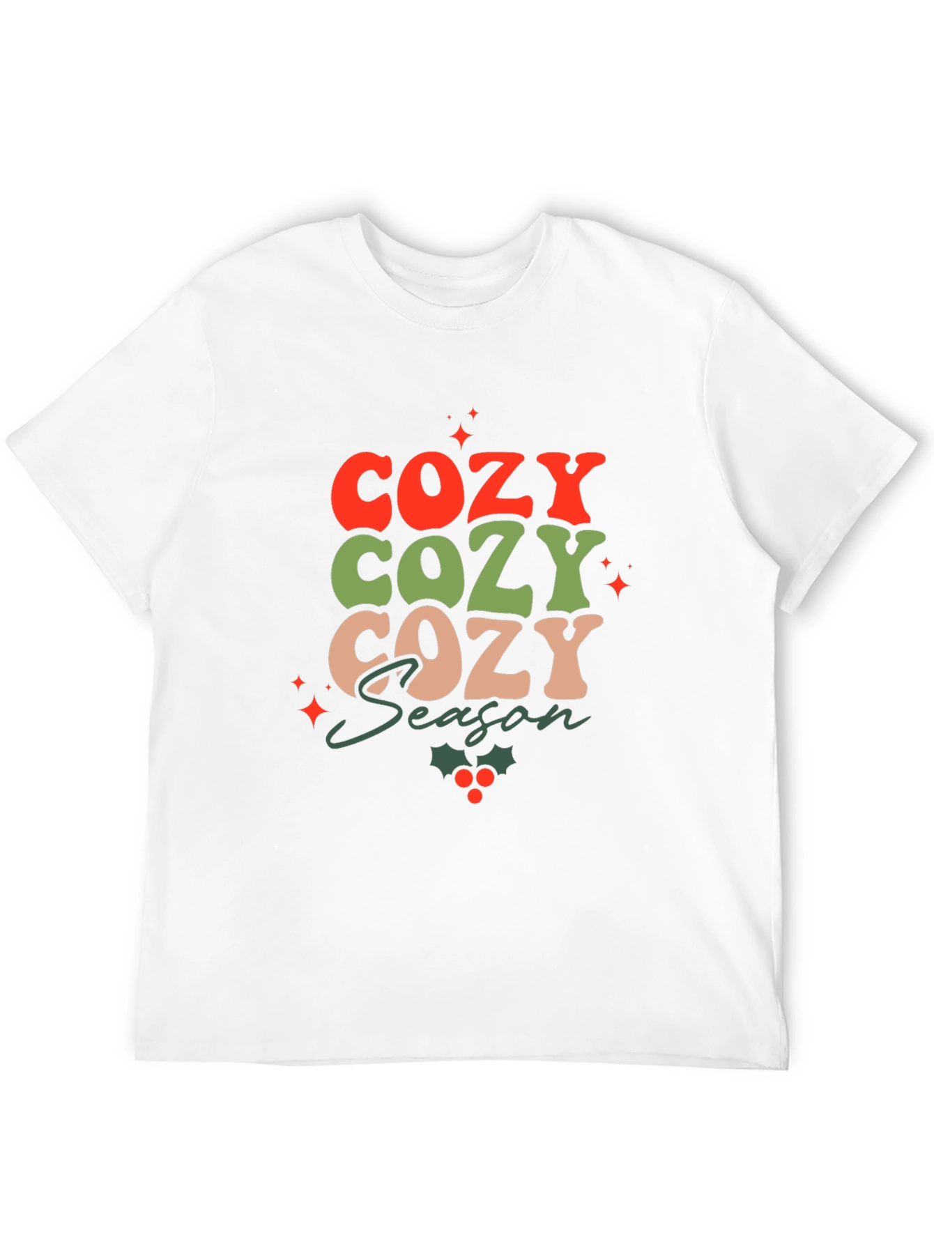 Cozy Season Graphic Tee - Black